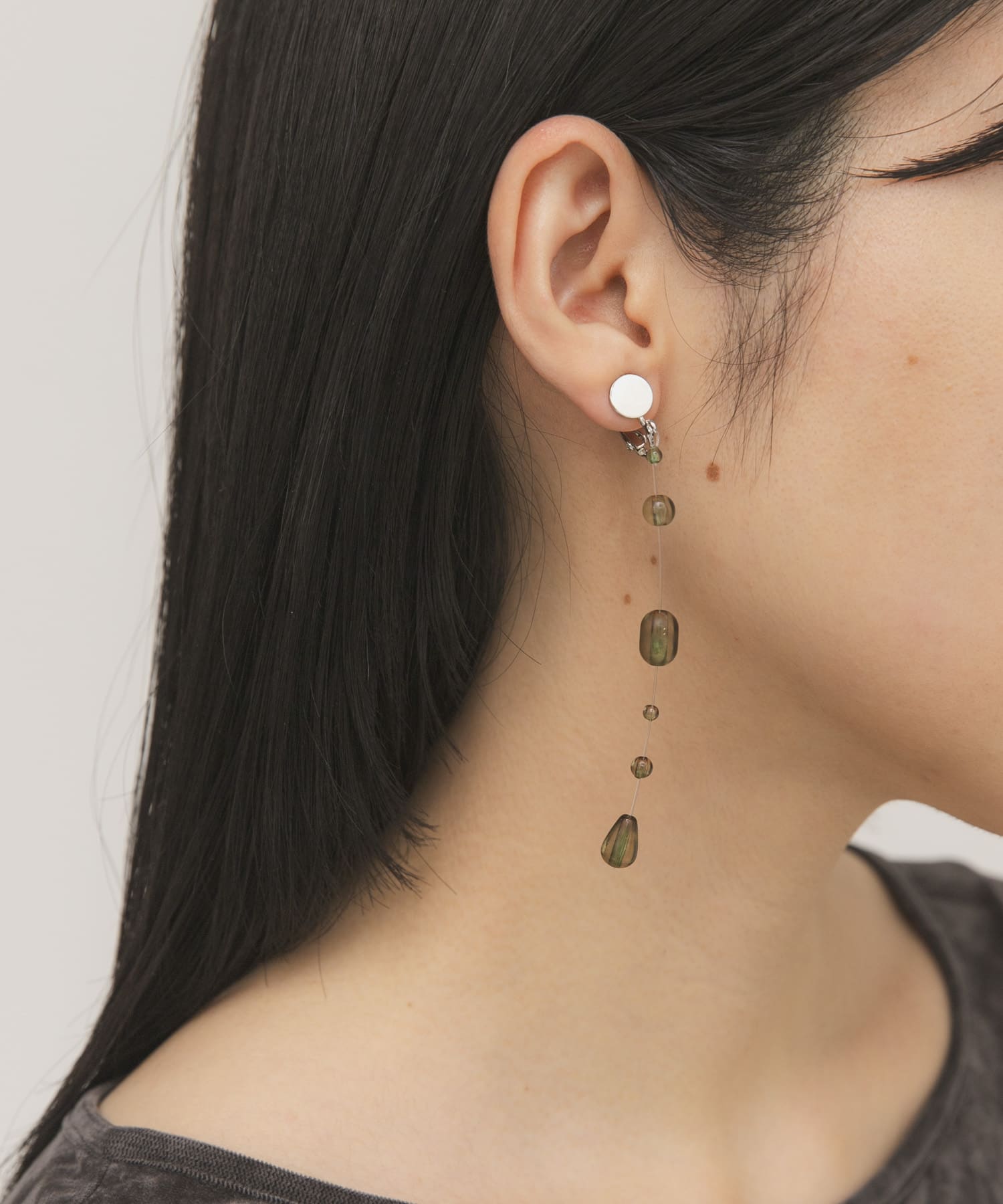 シズクイヤリング KHAKI One