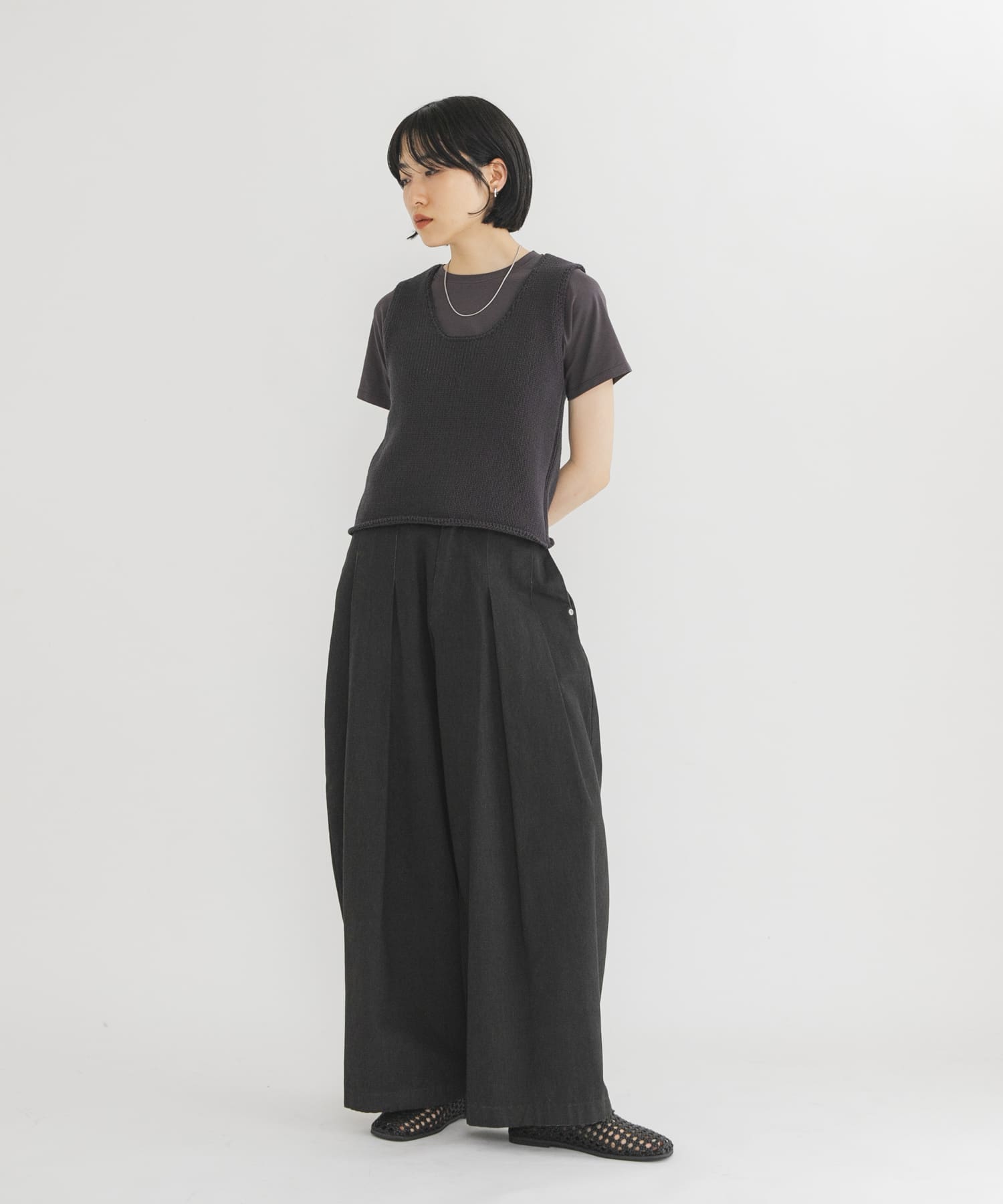 身長：160cm サイズ：one