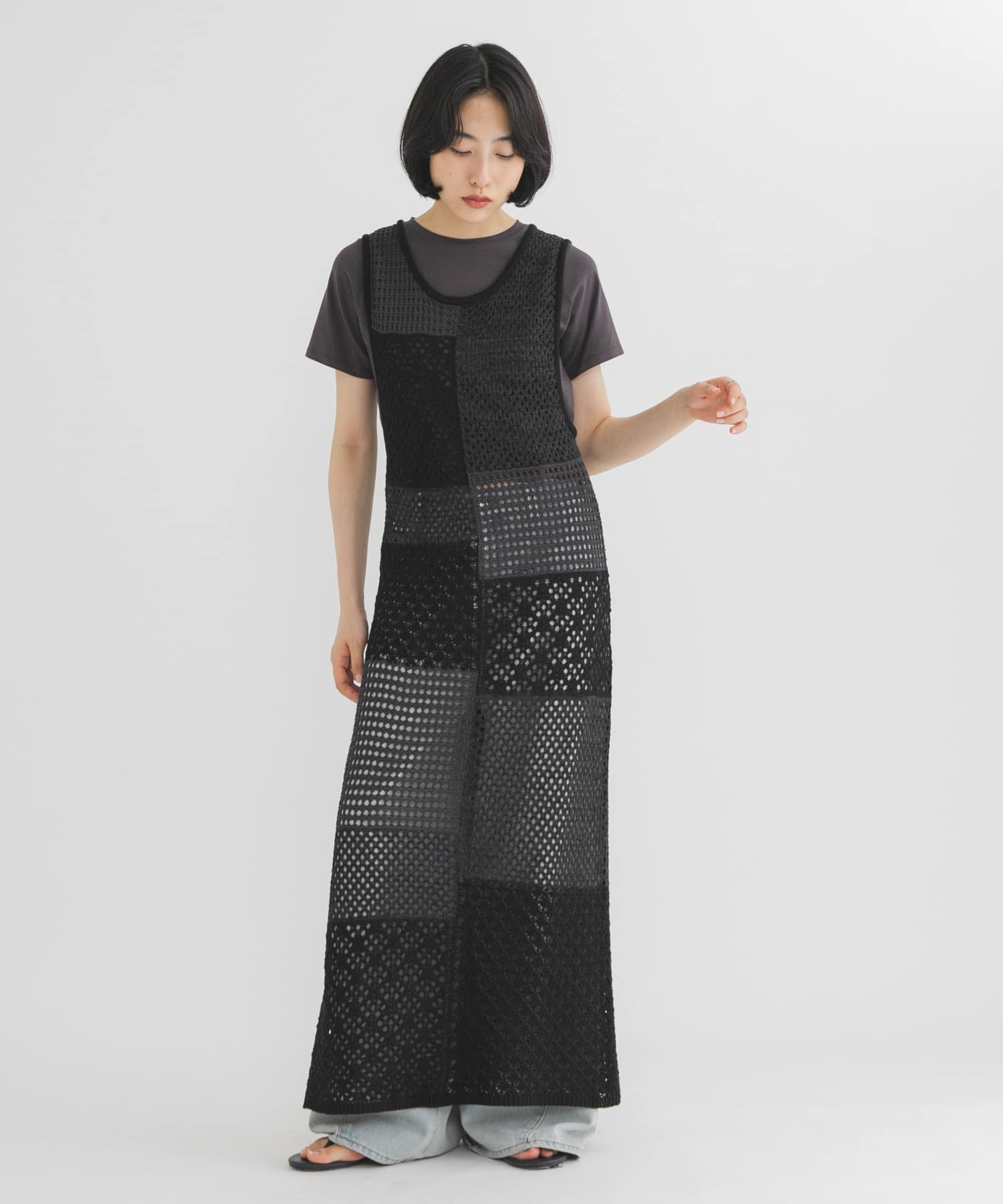 身長：160cm サイズ：one