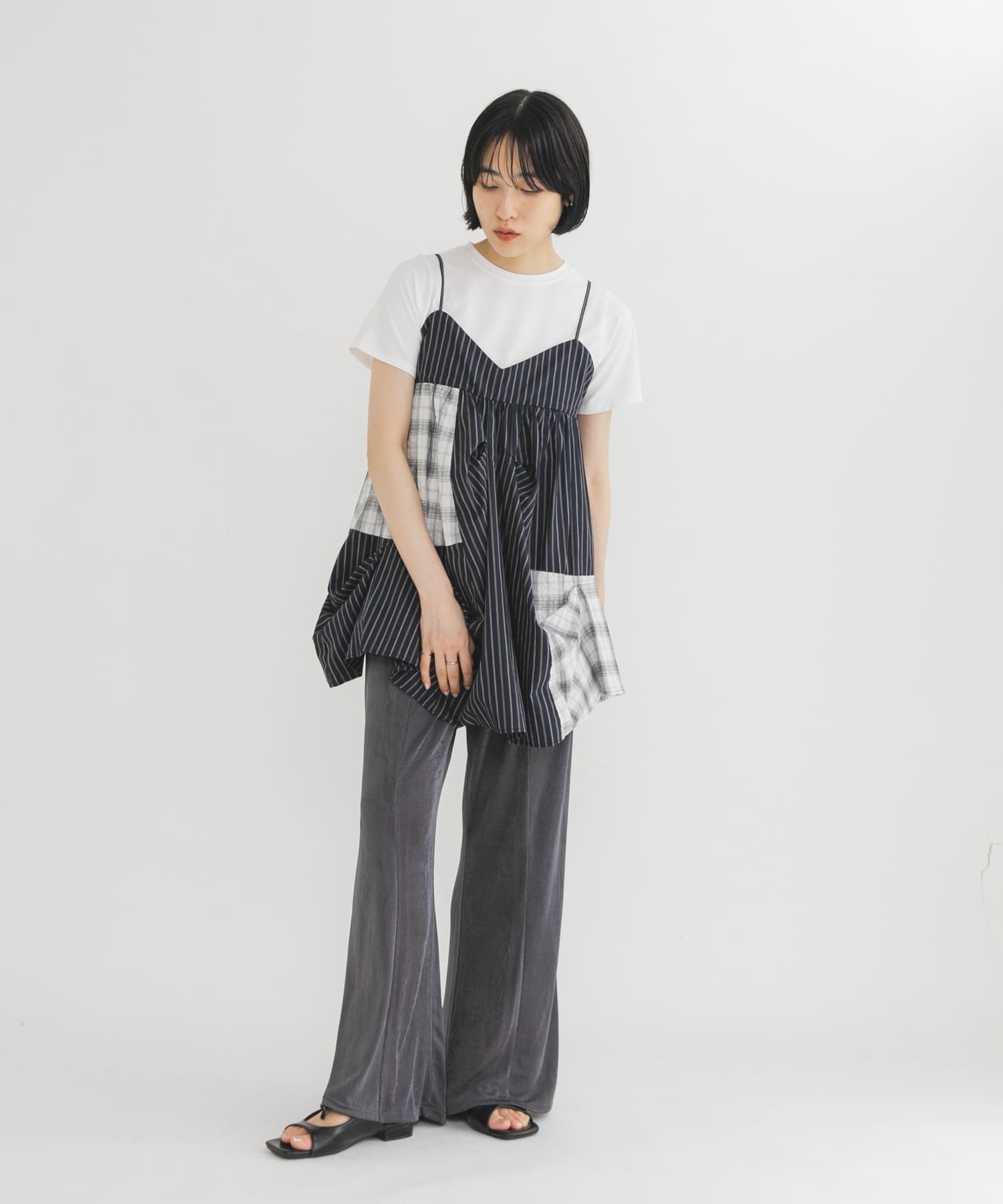 身長：160cm サイズ：one
