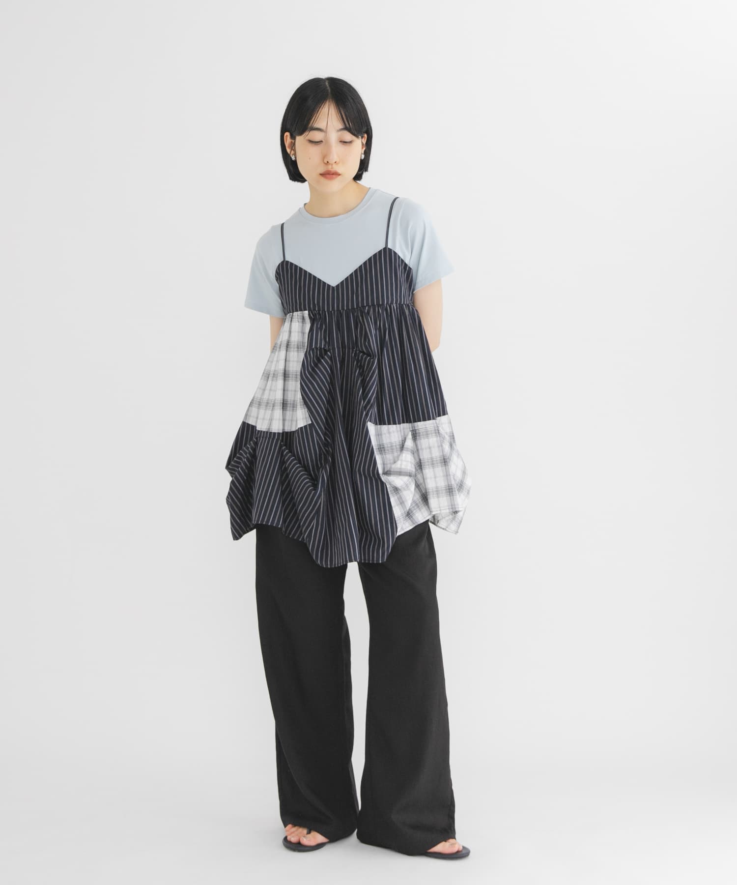 身長：160cm サイズ：one