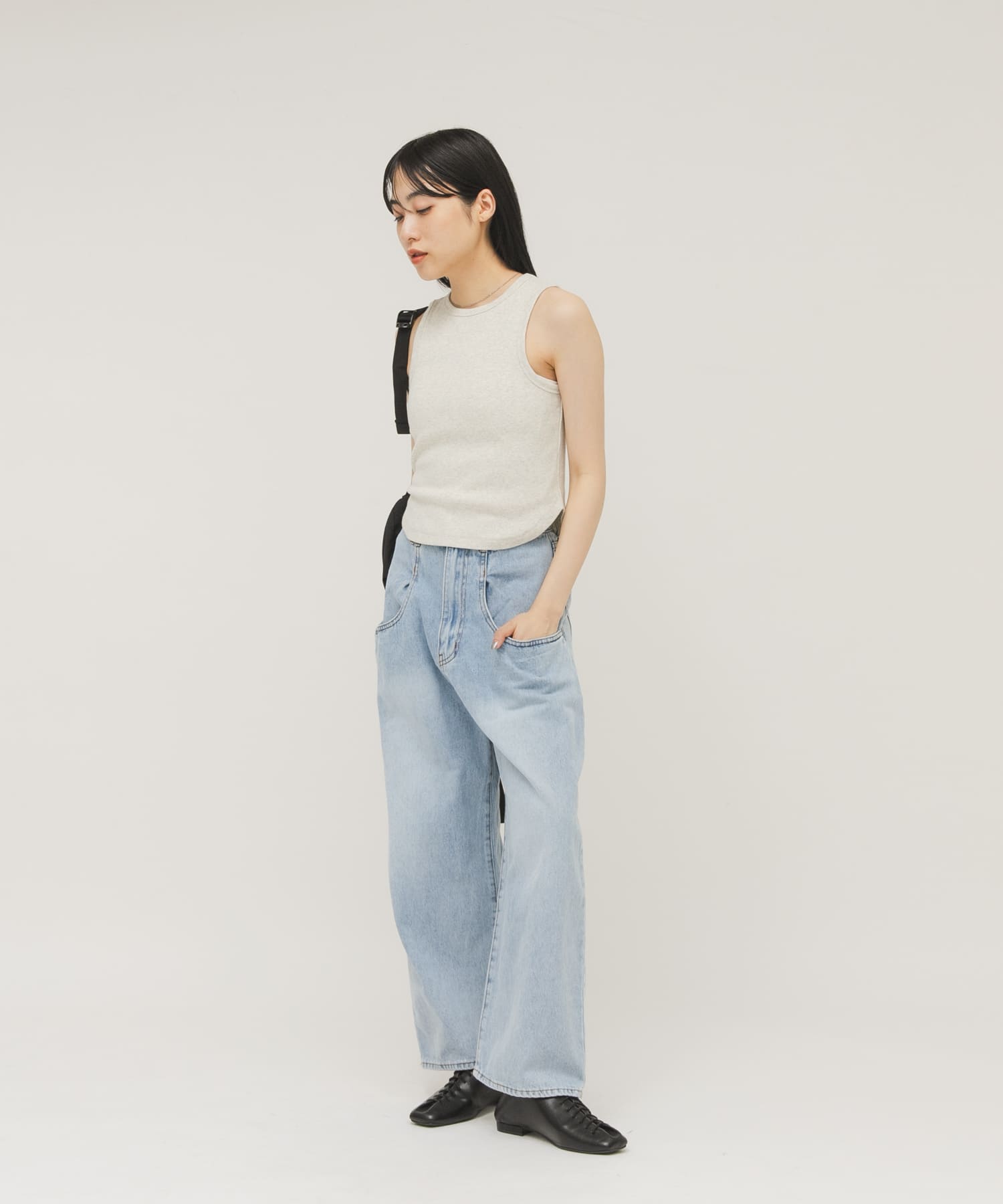 身長：160cm サイズ：one