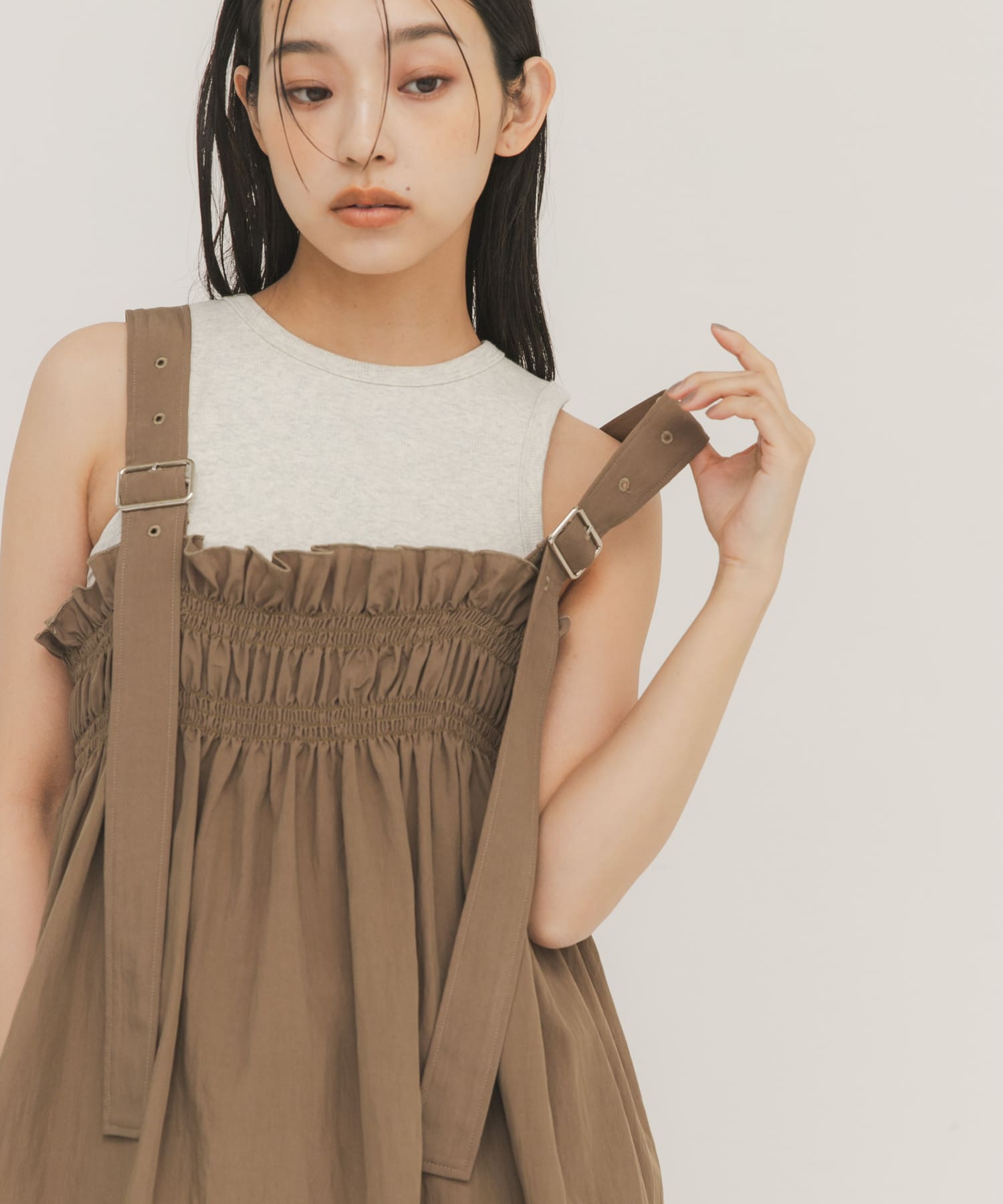 身長：163cm サイズ：one