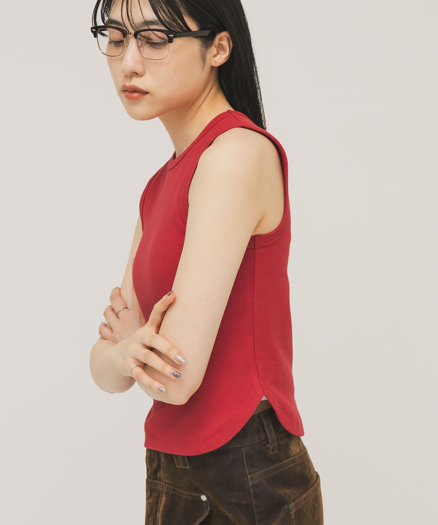 身長：160cm サイズ：one