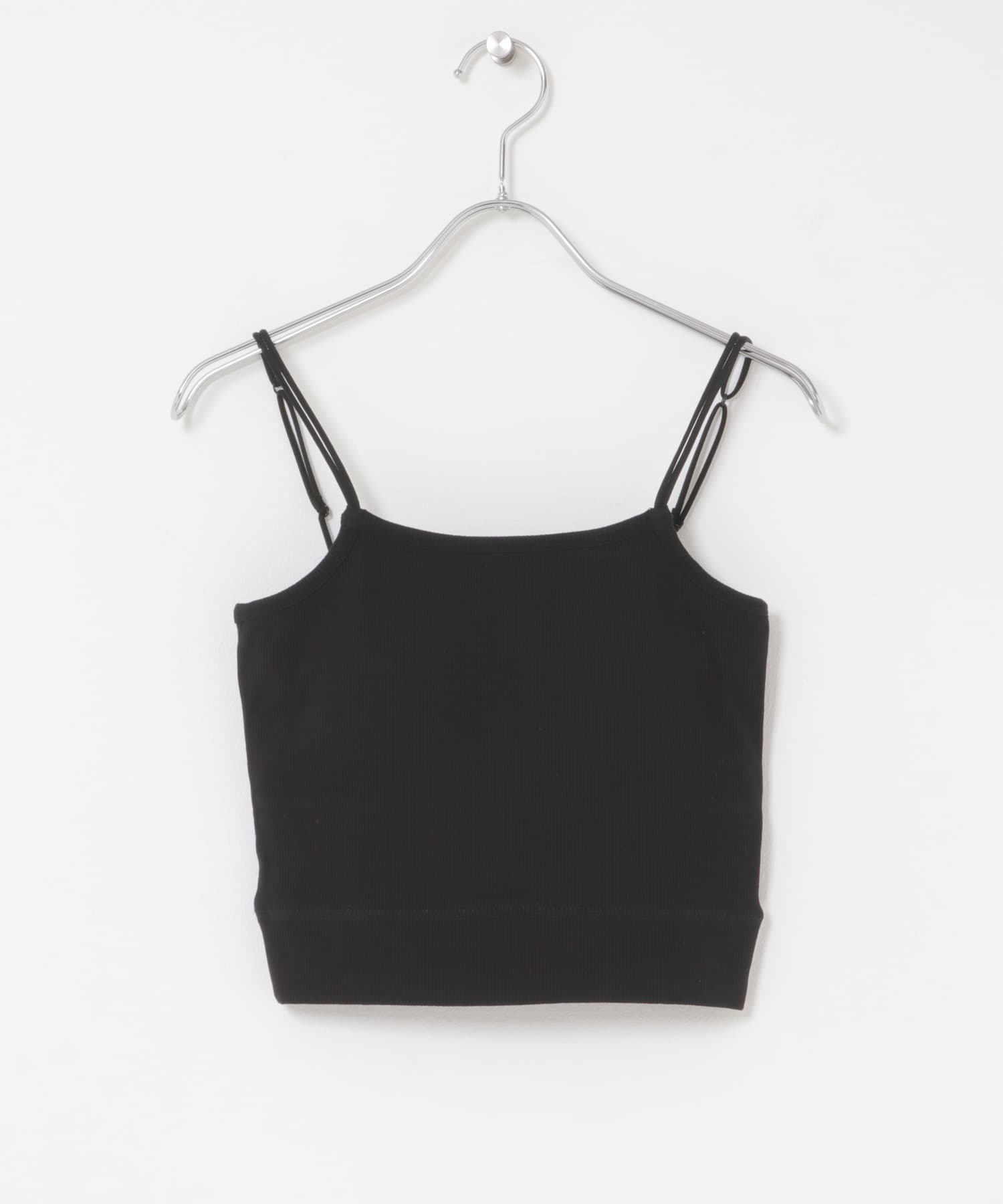 ダブルストラップクロップドキャミソール(One BLACK): トップス｜URBAN