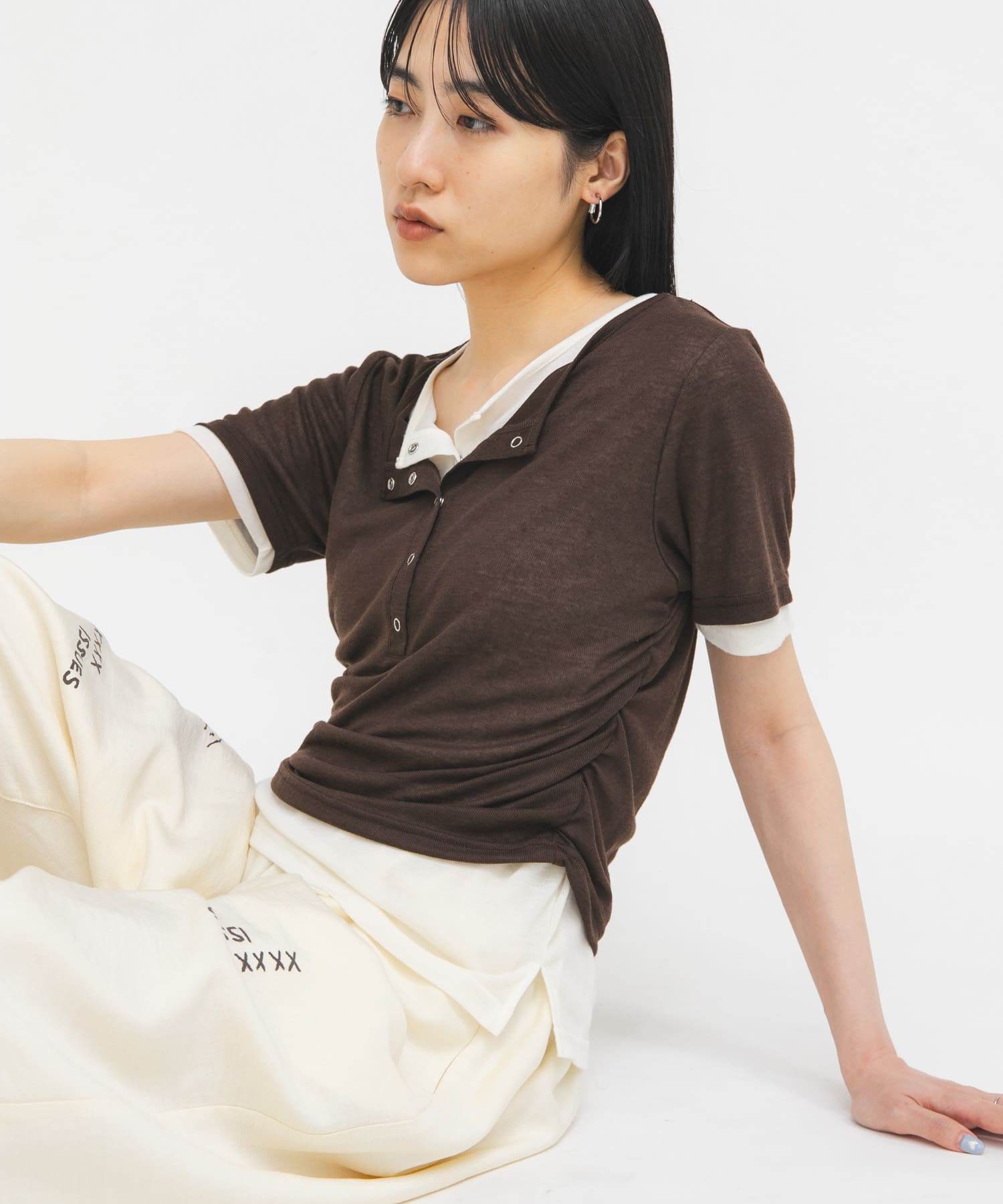 身長：160cm サイズ：one