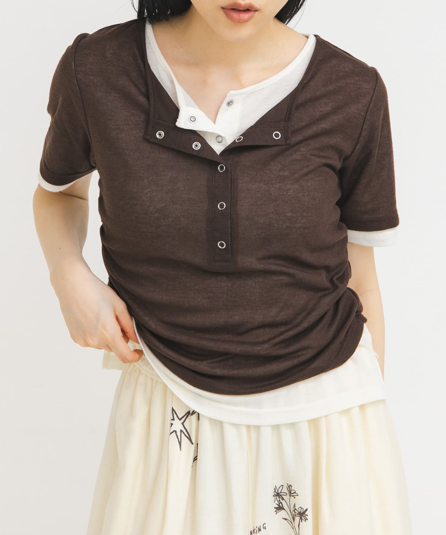 身長：160cm サイズ：one