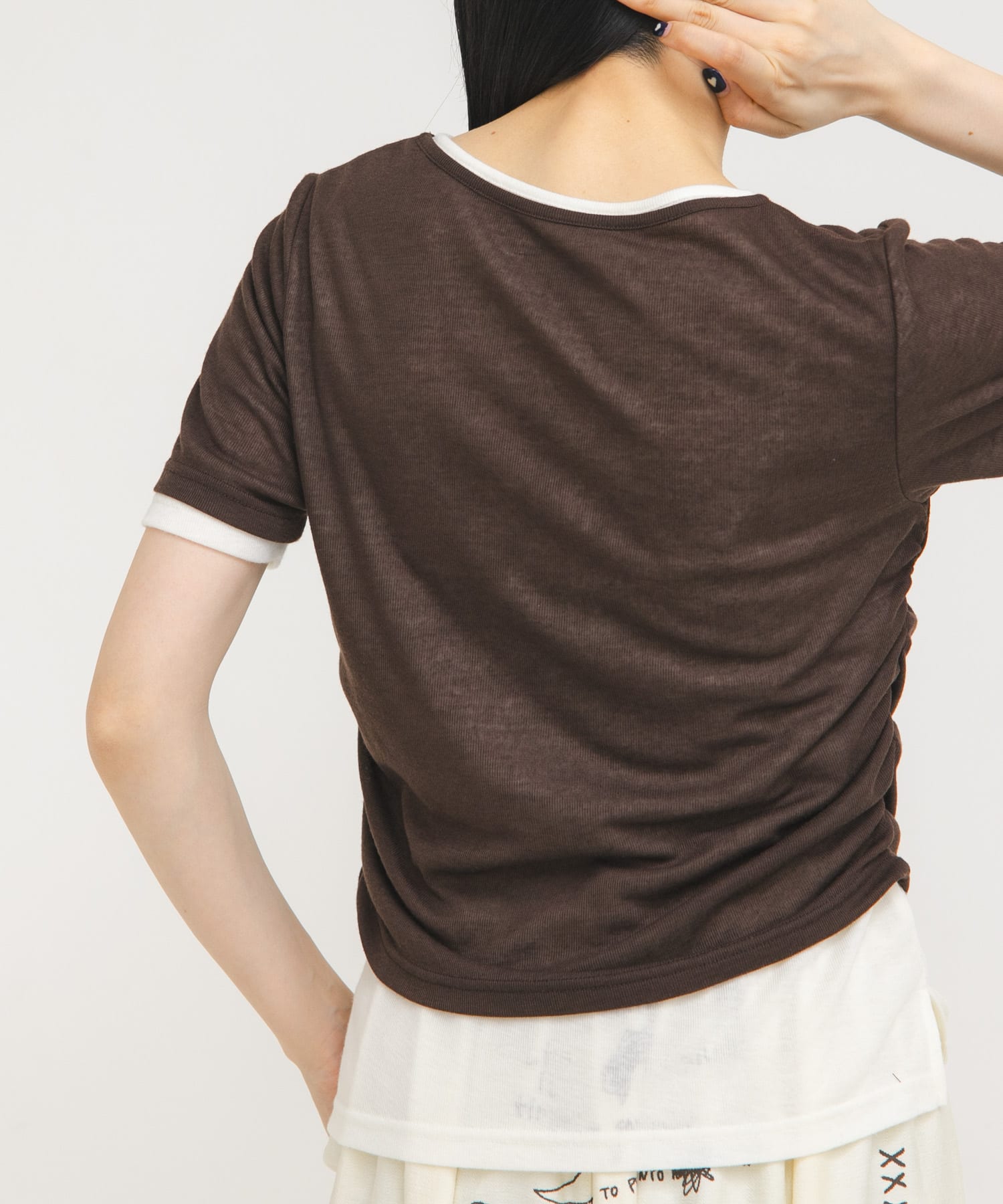 身長：160cm サイズ：one