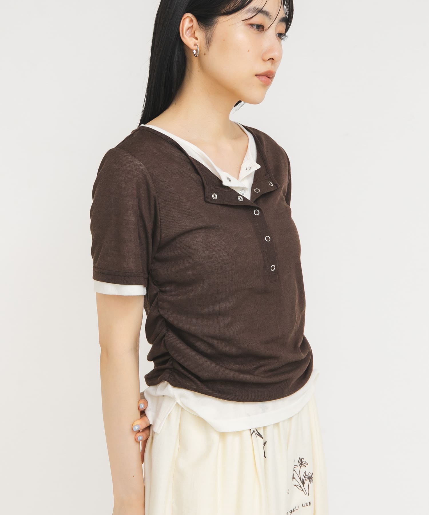 身長：160cm サイズ：one