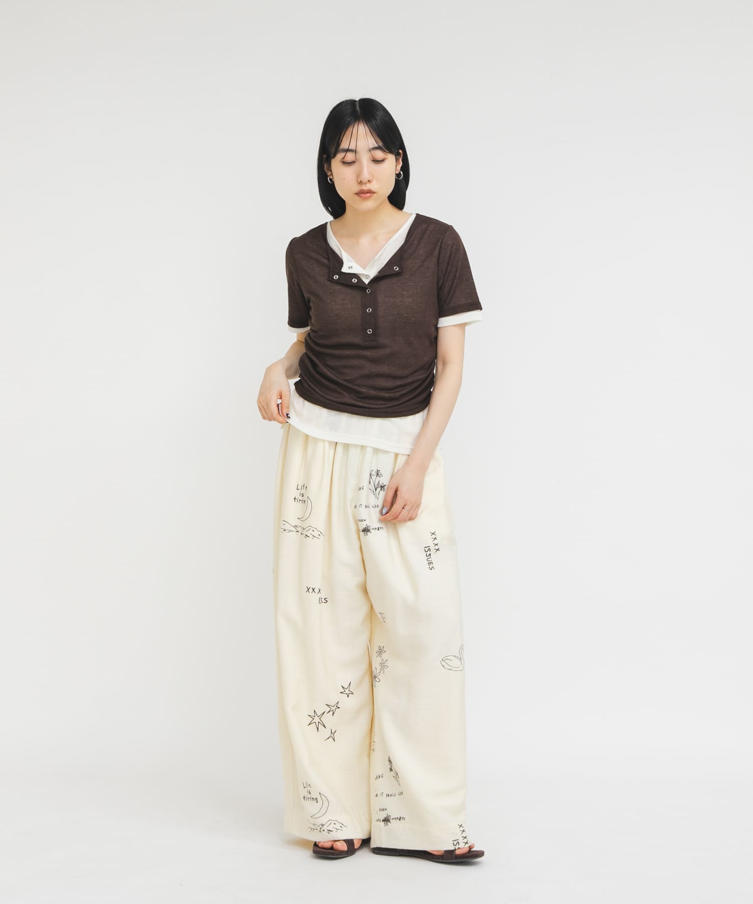 身長：160cm サイズ：one