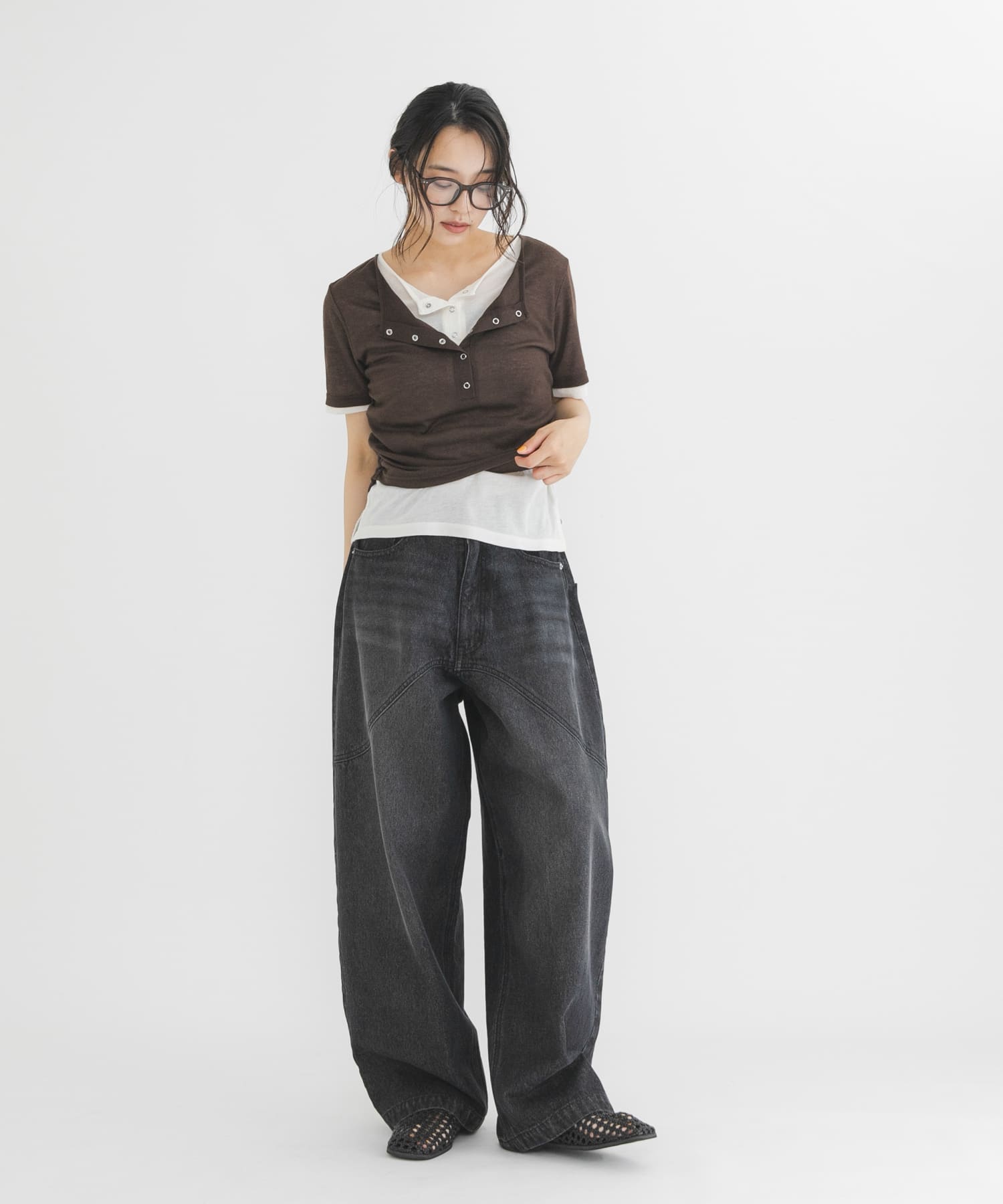 身長：163cm サイズ：one