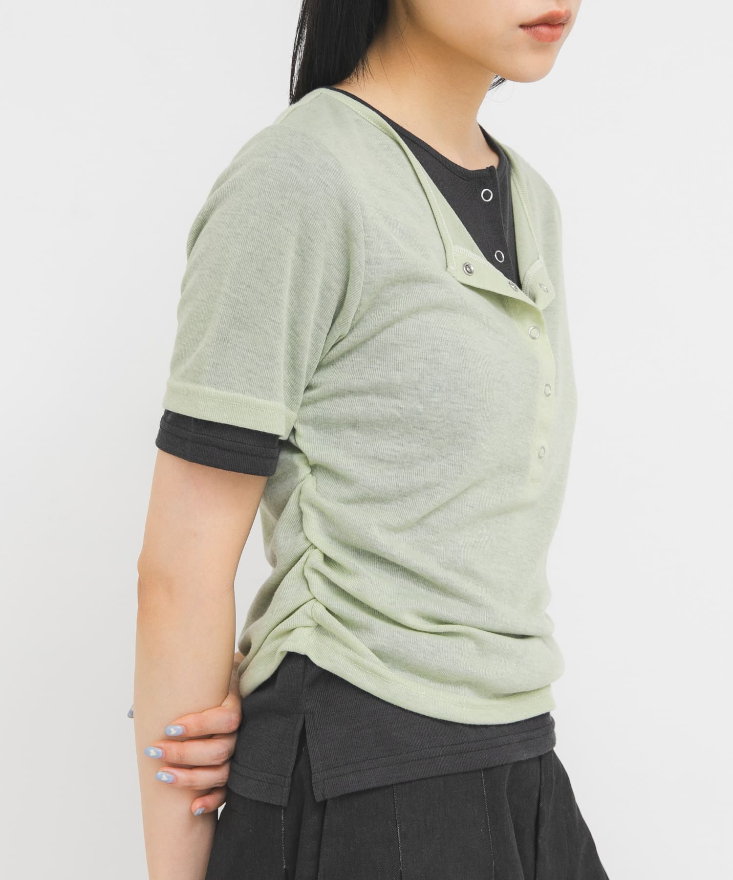 身長：160cm サイズ：one