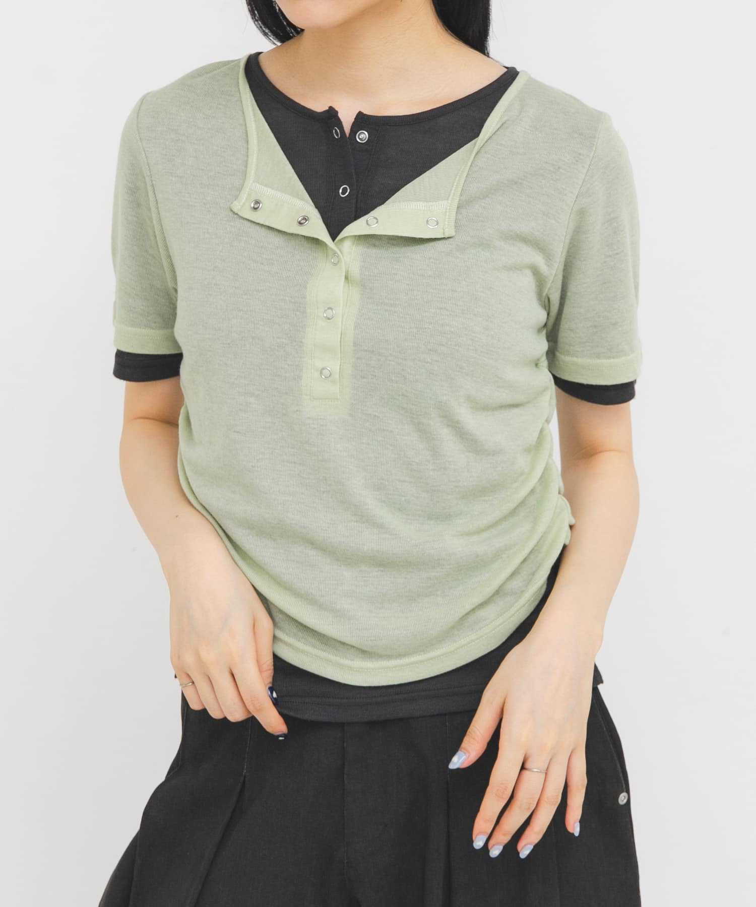 身長：160cm サイズ：one