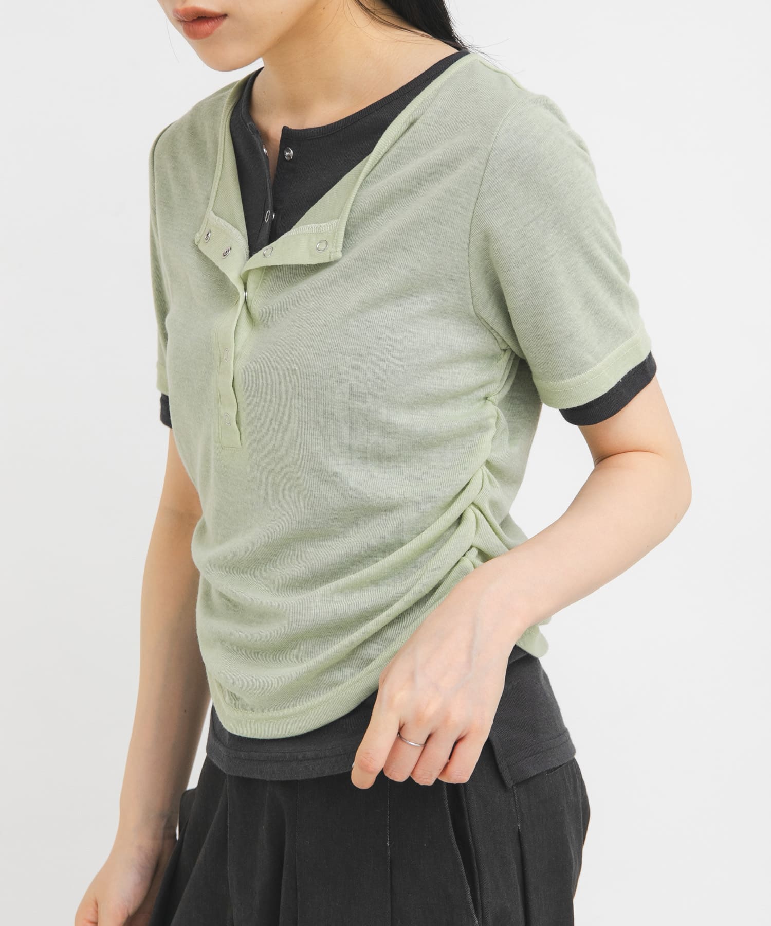 身長：160cm サイズ：one