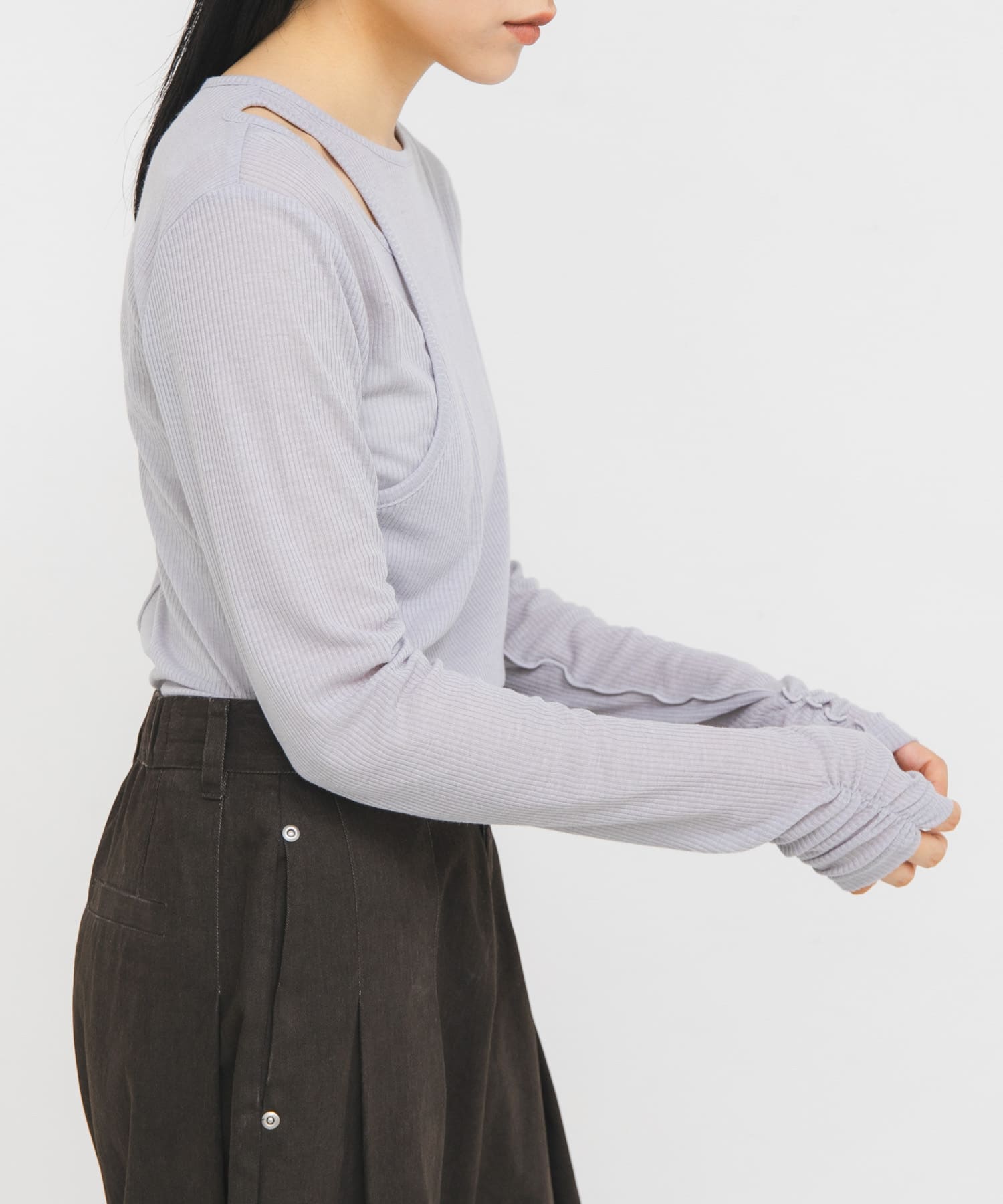 アシメレイヤードTEE