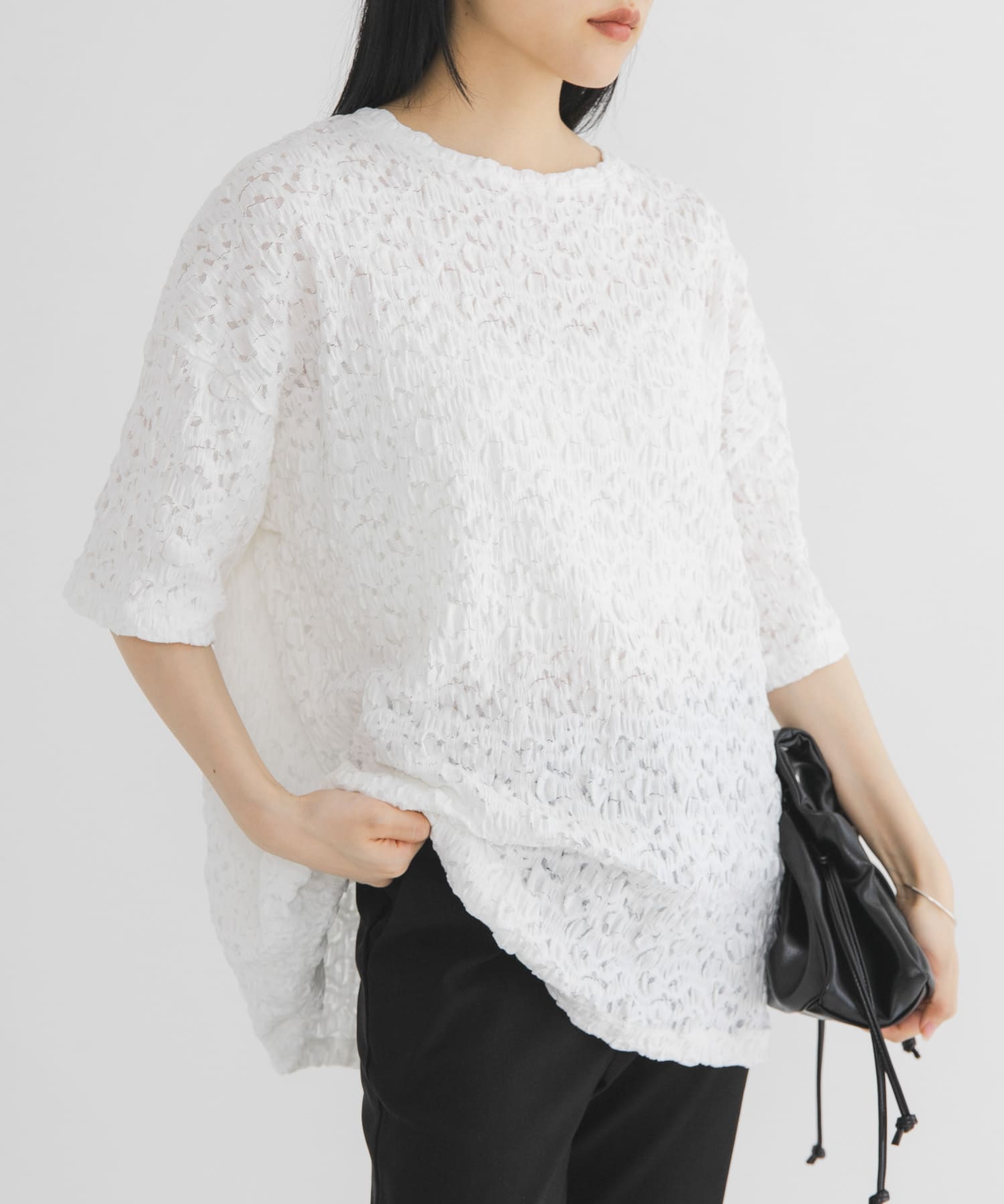 身長 : 160cm サイズ : one