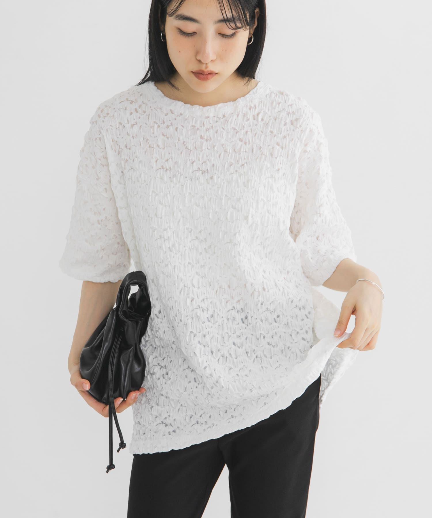 身長 : 160cm サイズ : one