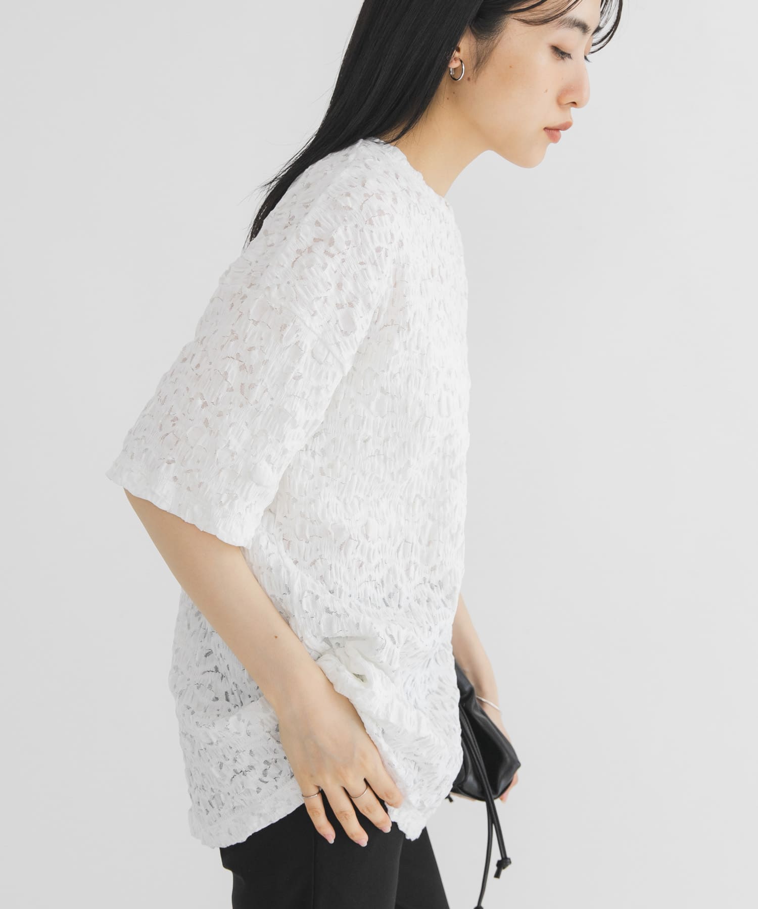身長 : 160cm サイズ : one