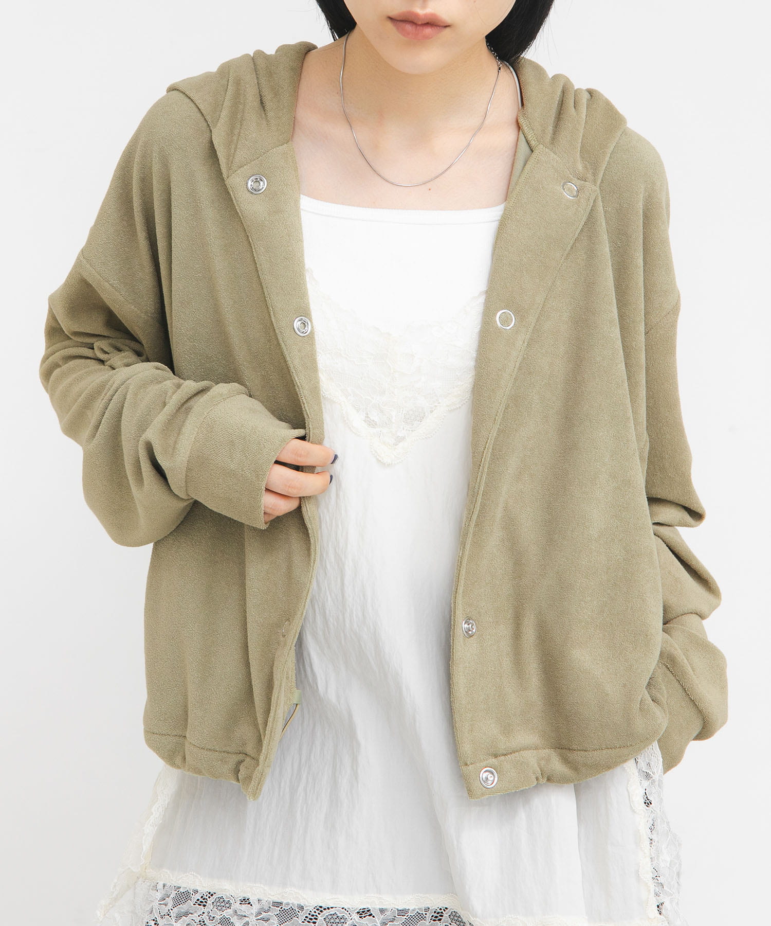 身長：160cm サイズ：one