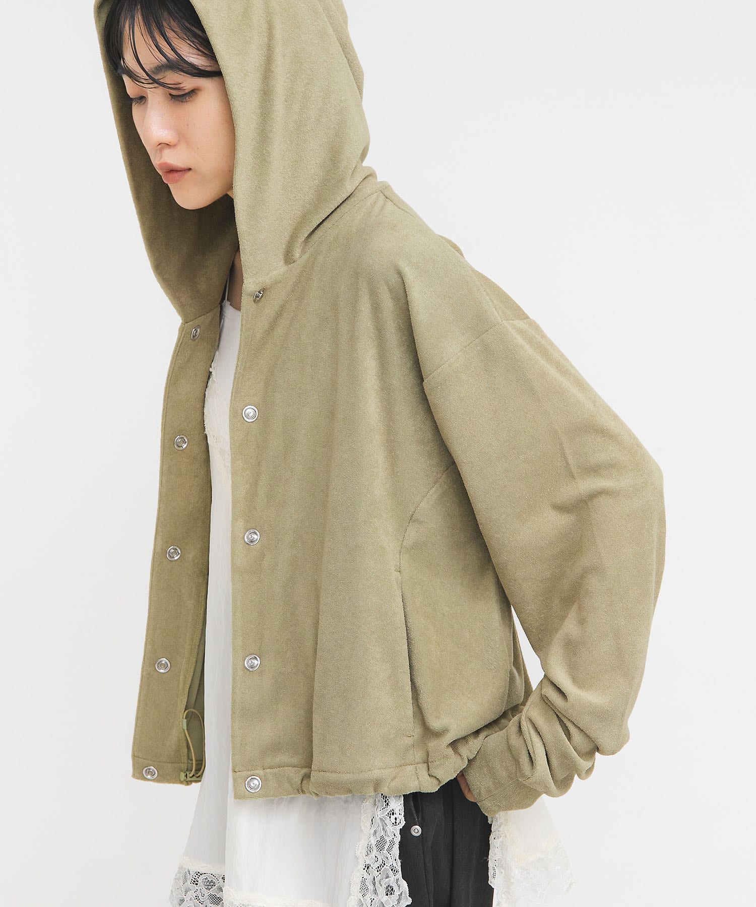 身長：160cm サイズ：one