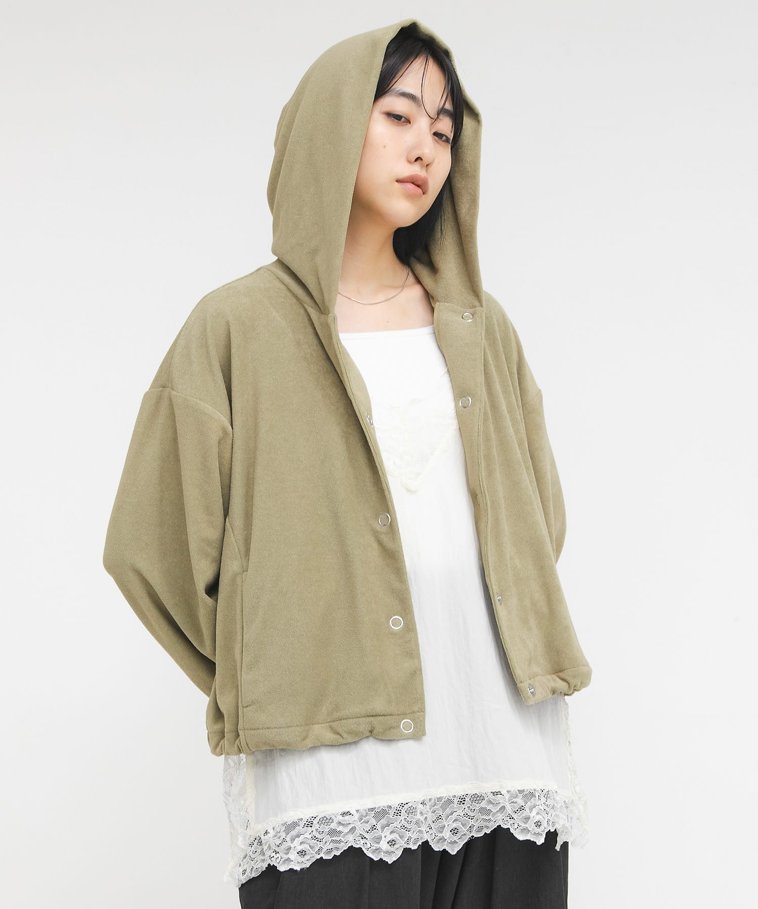 身長：160cm サイズ：one