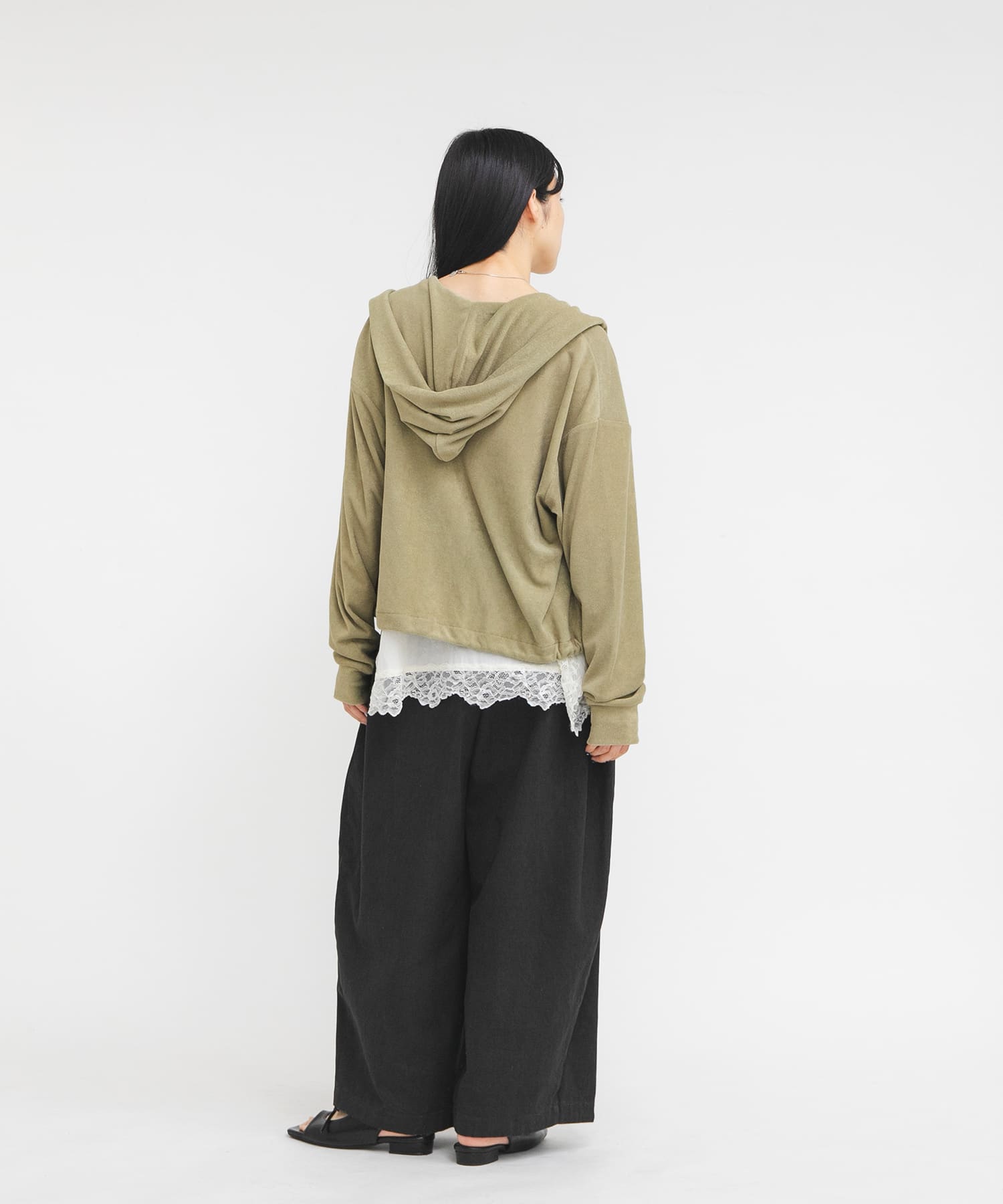 身長：160cm サイズ：one