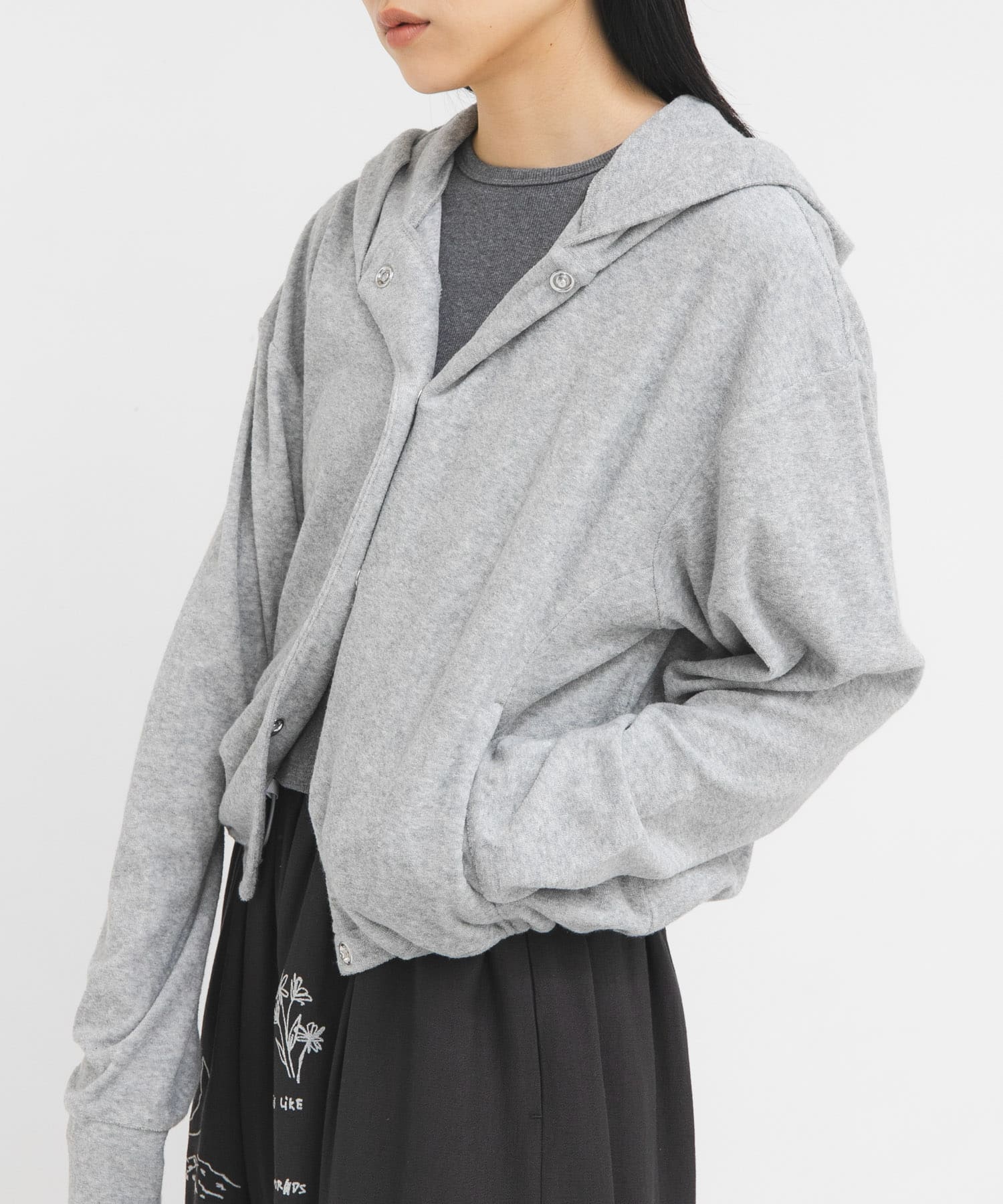 身長：160cm サイズ：one