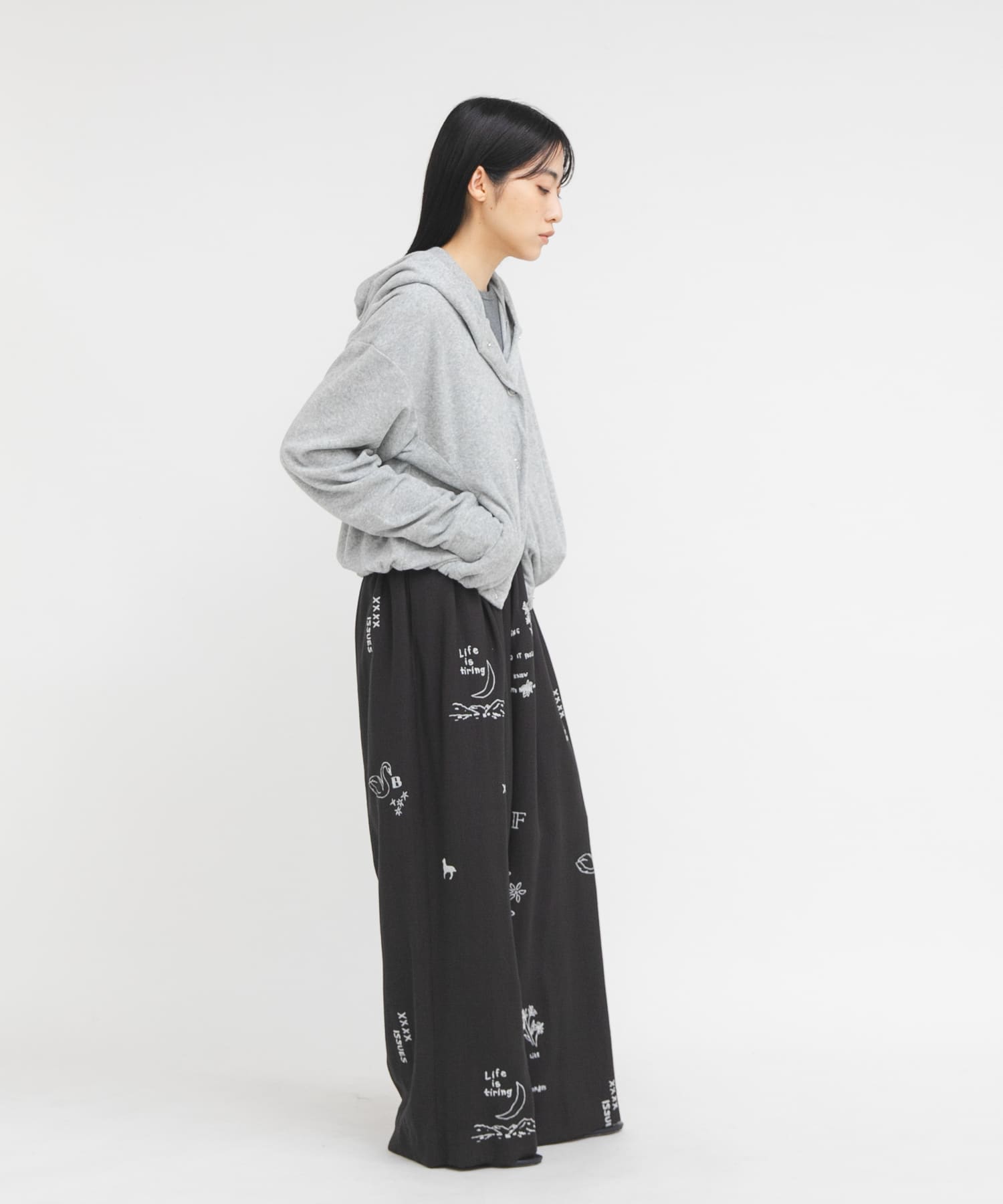 身長：160cm サイズ：one
