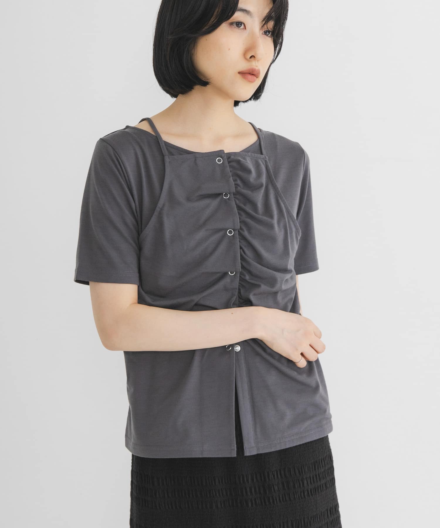 身長 : 160cm サイズ : one
