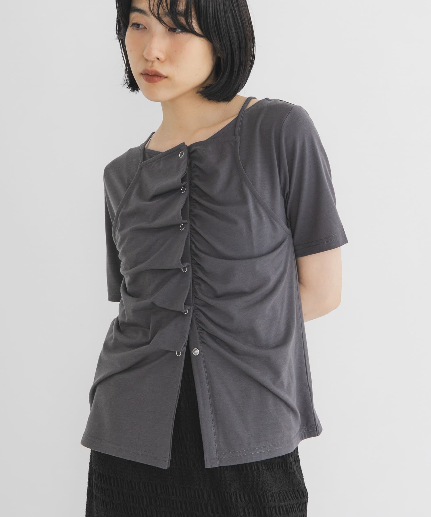 身長 : 160cm サイズ : one