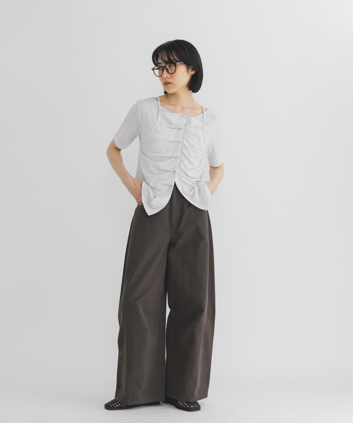 身長 : 160cm サイズ : one
