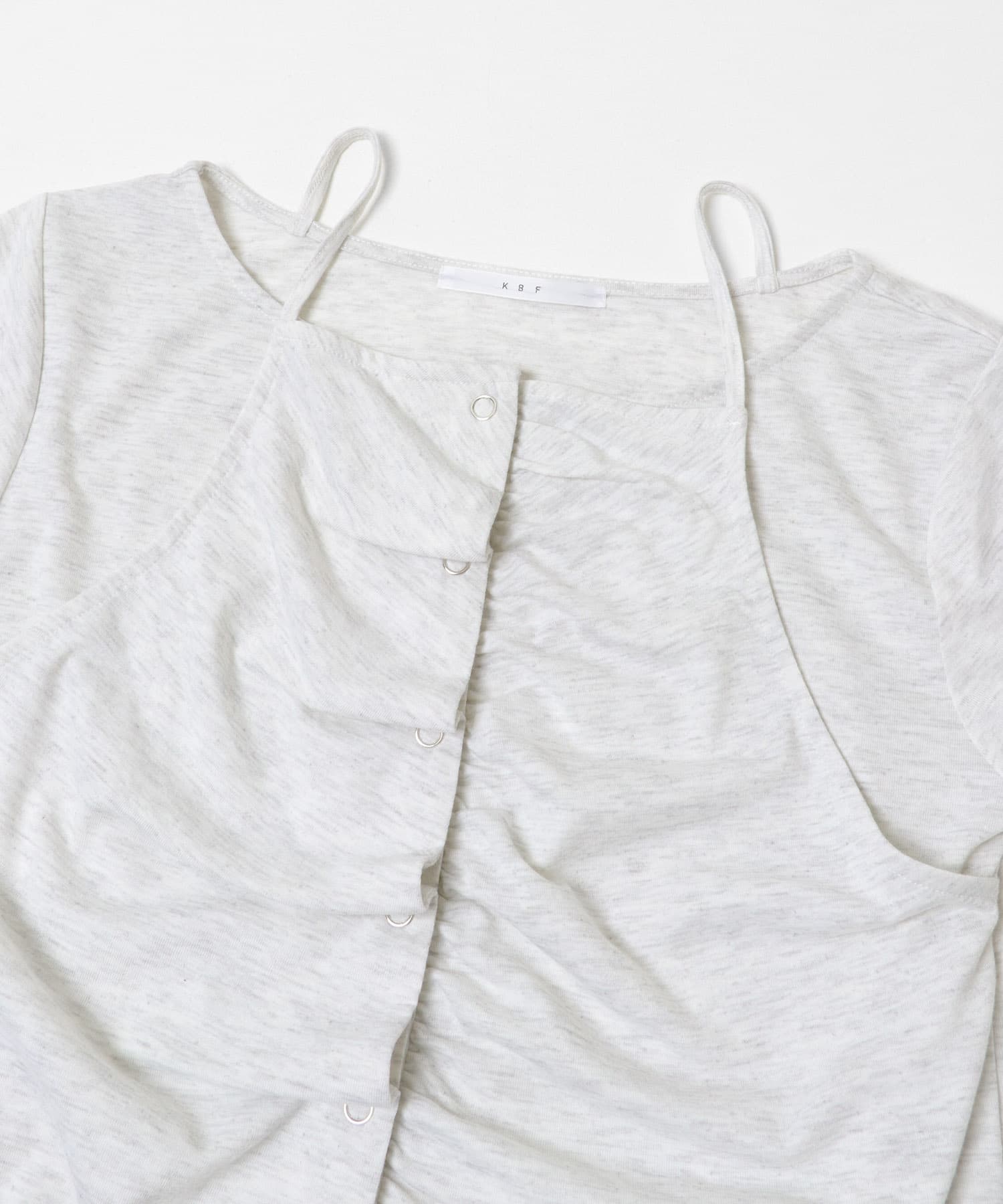 アシメタックレイヤードTEE OATMEAL One