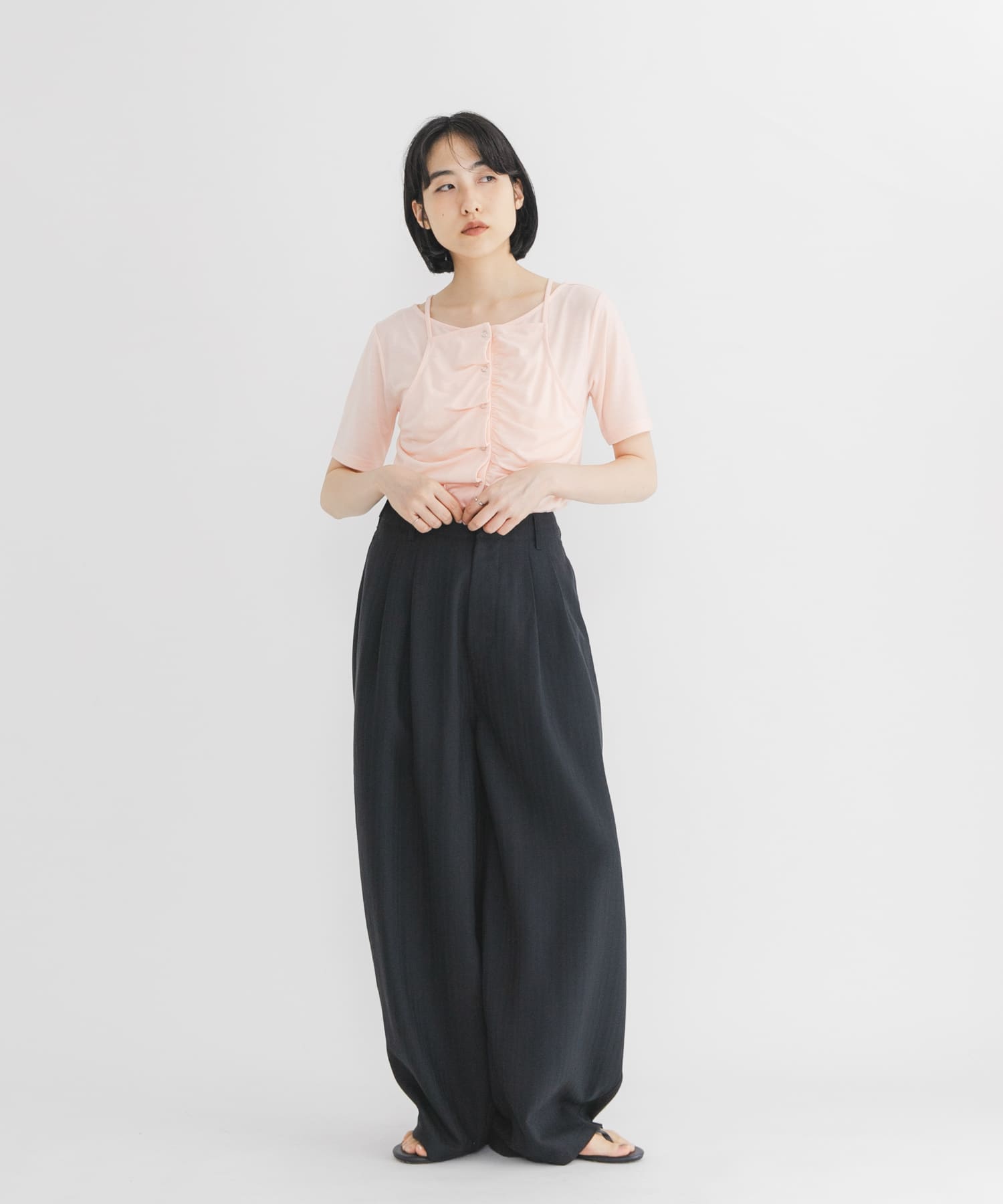 身長 : 160cm サイズ : one
