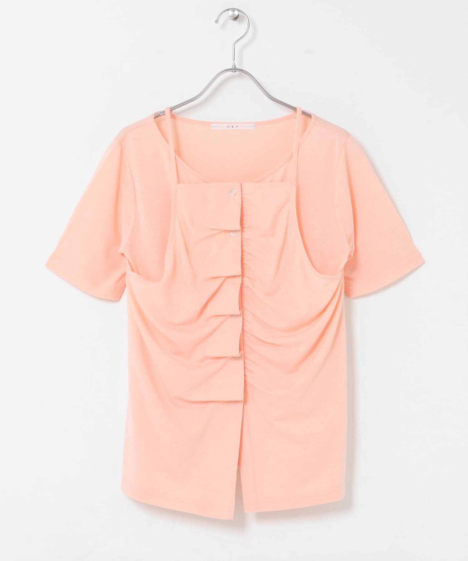 アシメタックレイヤードTEE PINK One