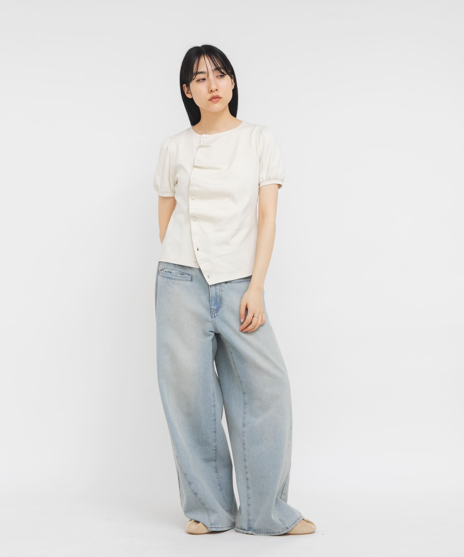 身長：160cm サイズ：one