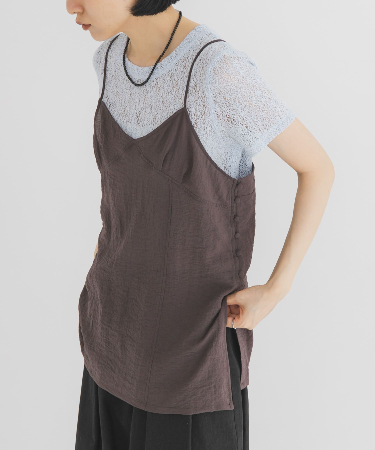 身長：160cm サイズ：one