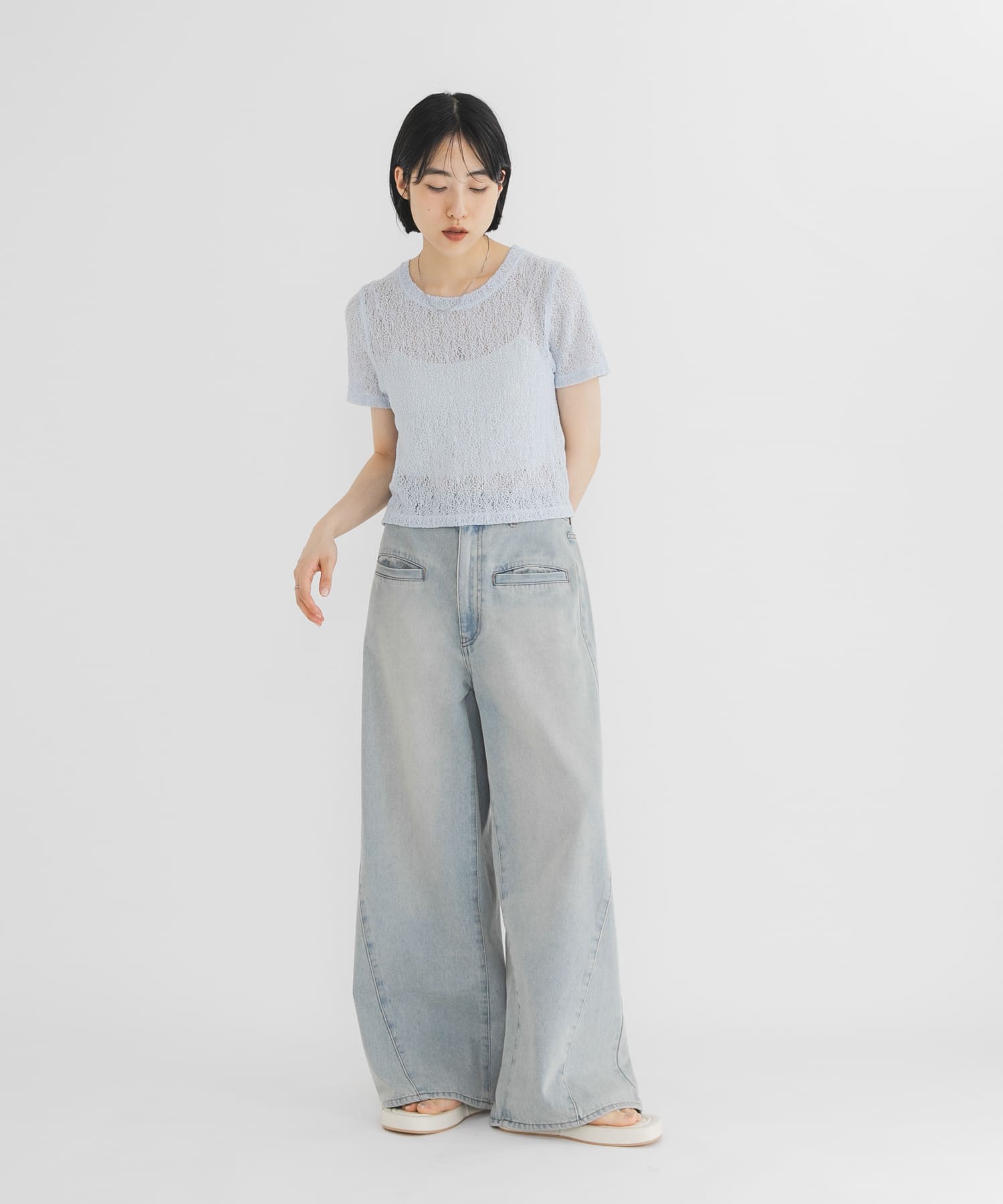 身長：160cm サイズ：one