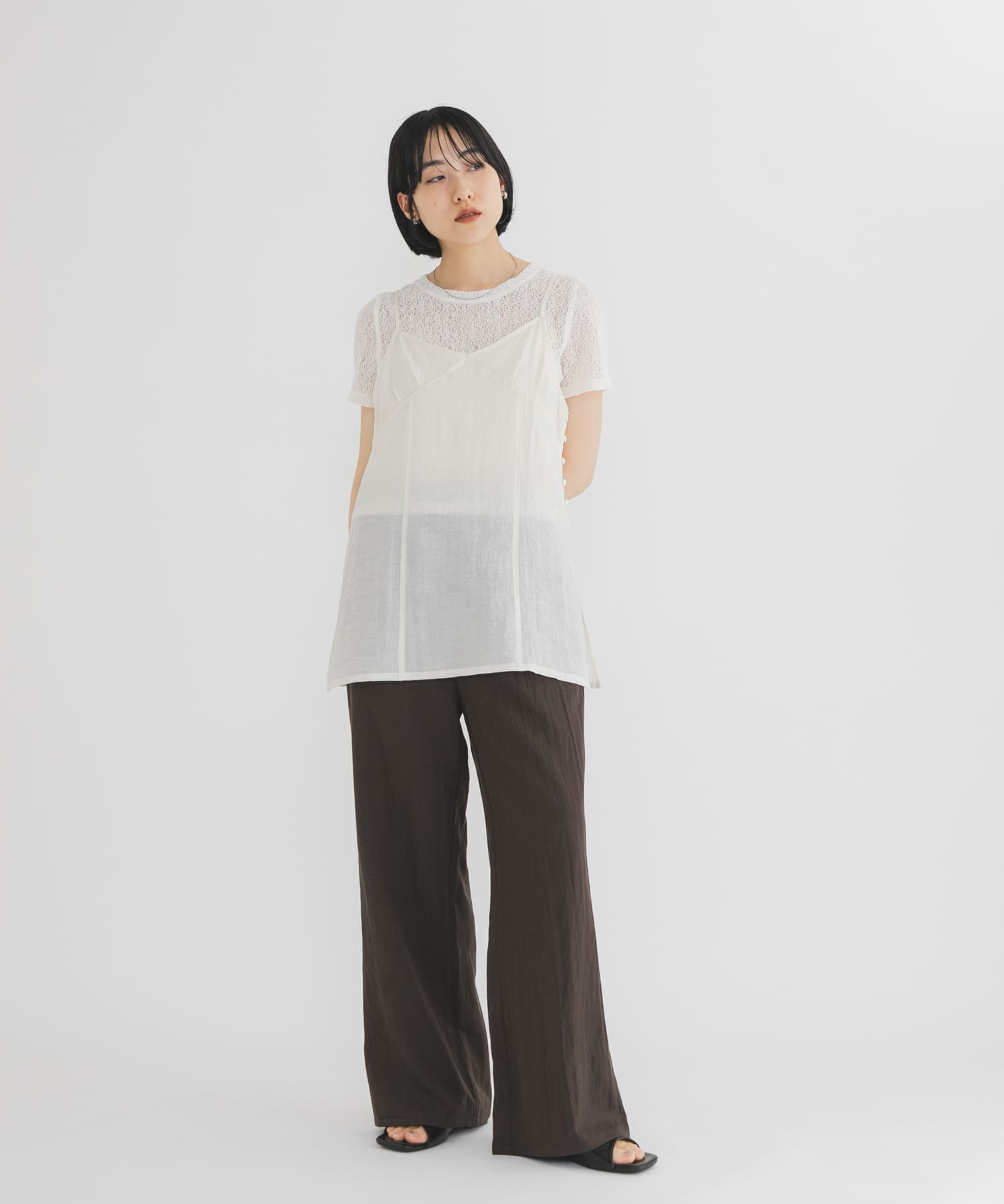 身長：160cm サイズ：one