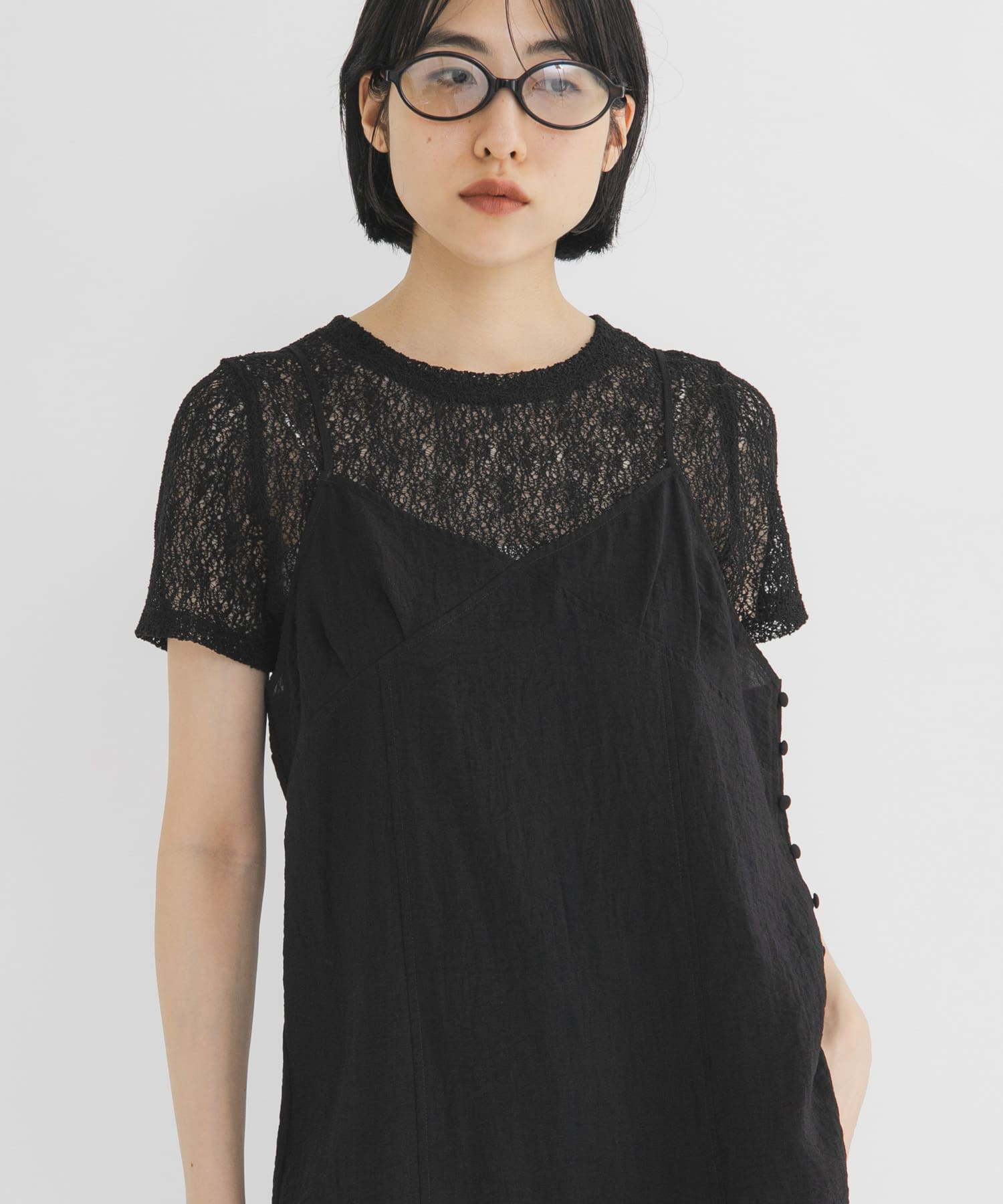 身長：160cm サイズ：one