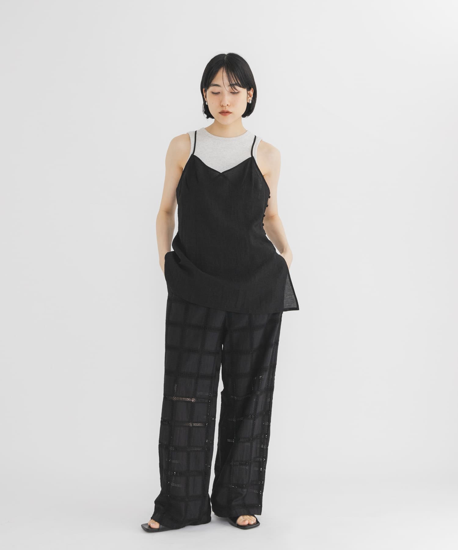 身長：160cm サイズ：one