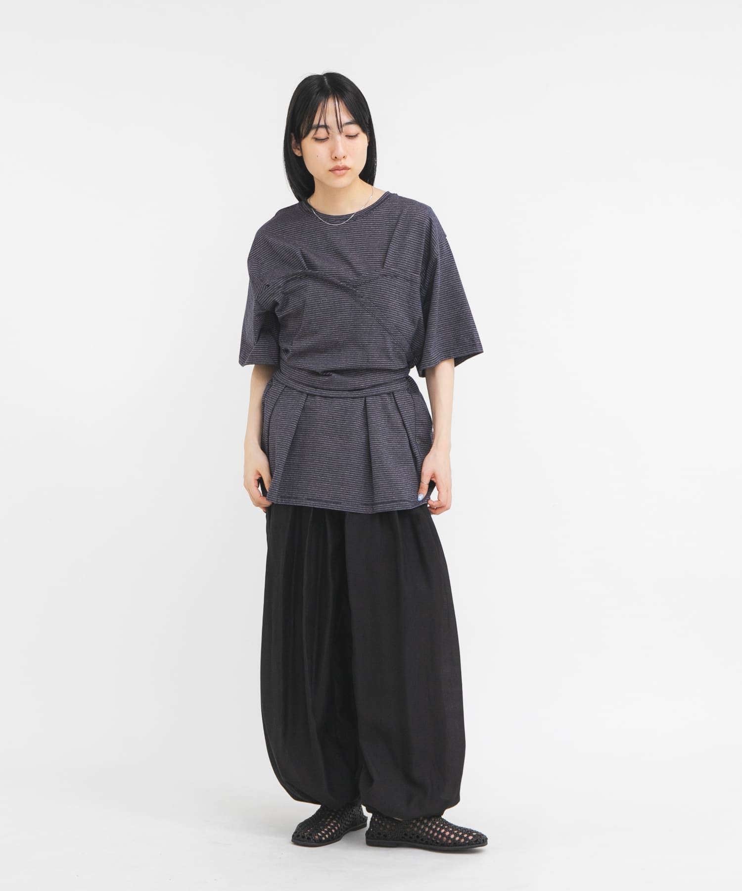 身長：160cm サイズ：one