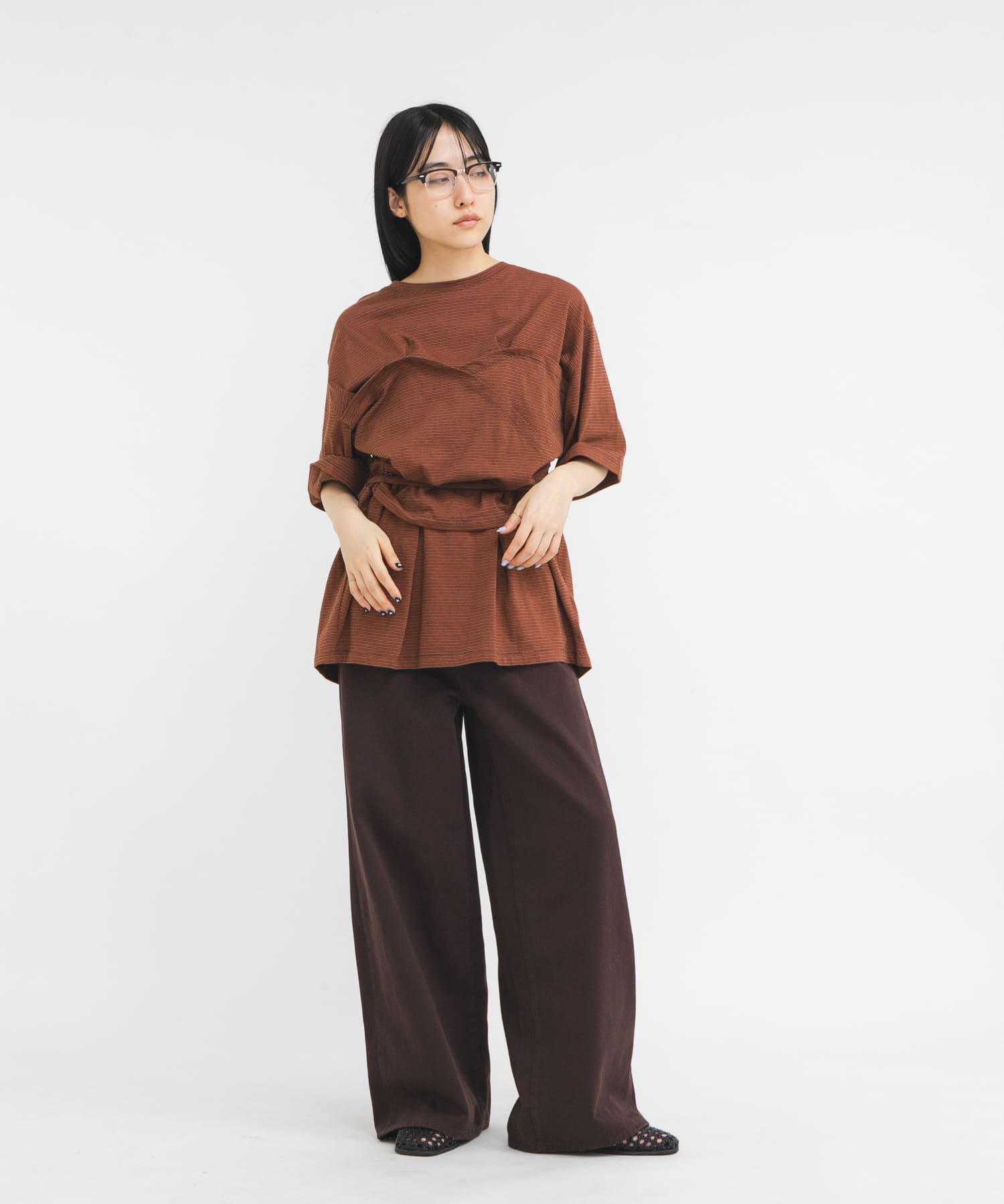 身長：160cm サイズ：one