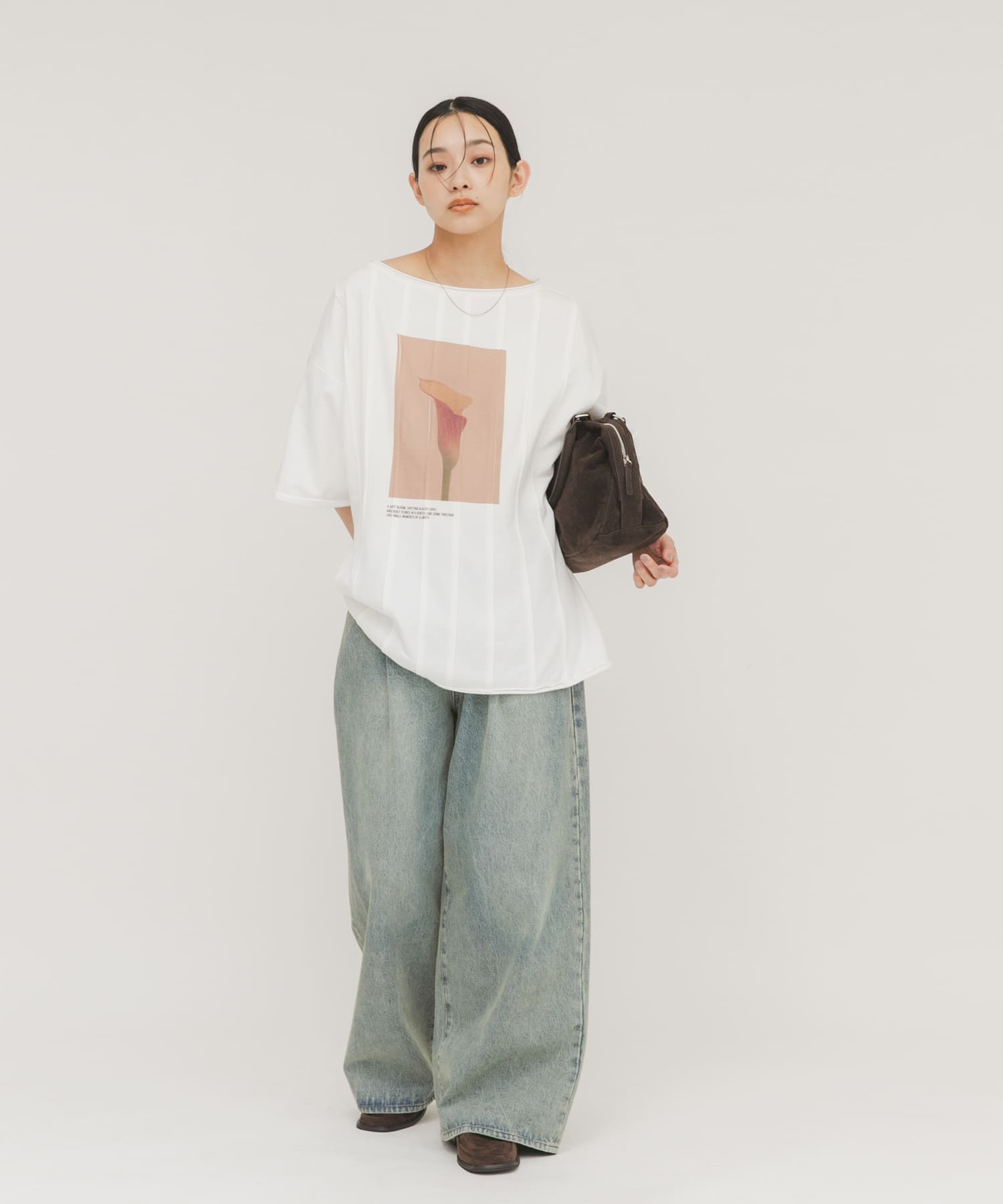 身長：163cm サイズ：one