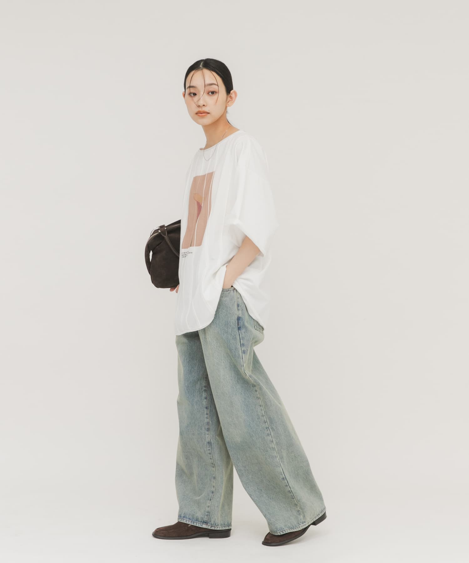 身長：163cm サイズ：one