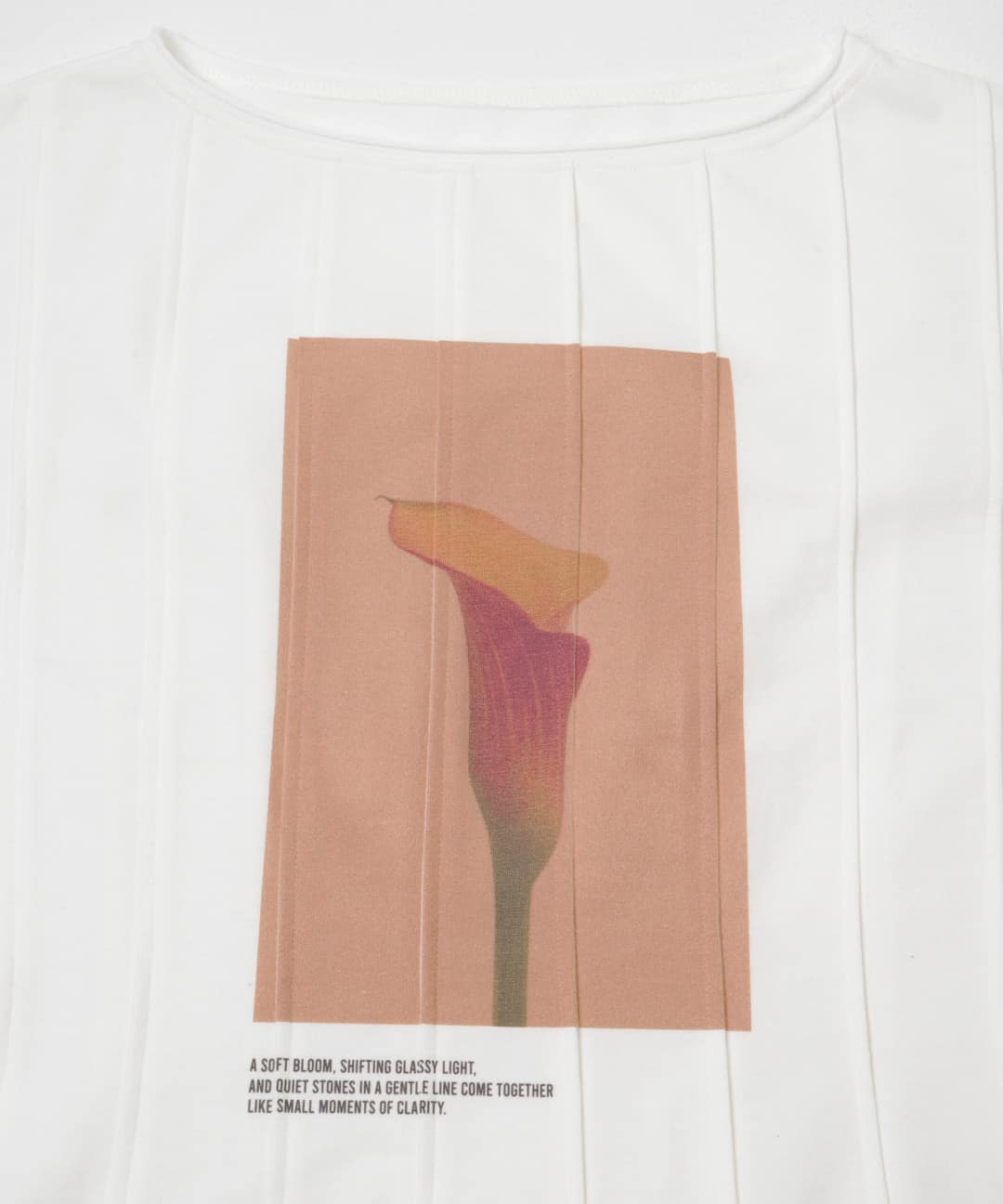 ピンタックフォトプリントTEE OFF One