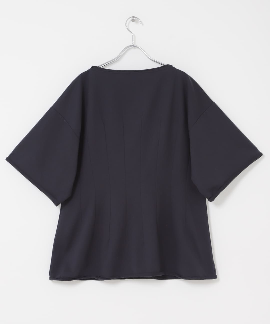 ピンタックフォトプリントTEE NAVY One