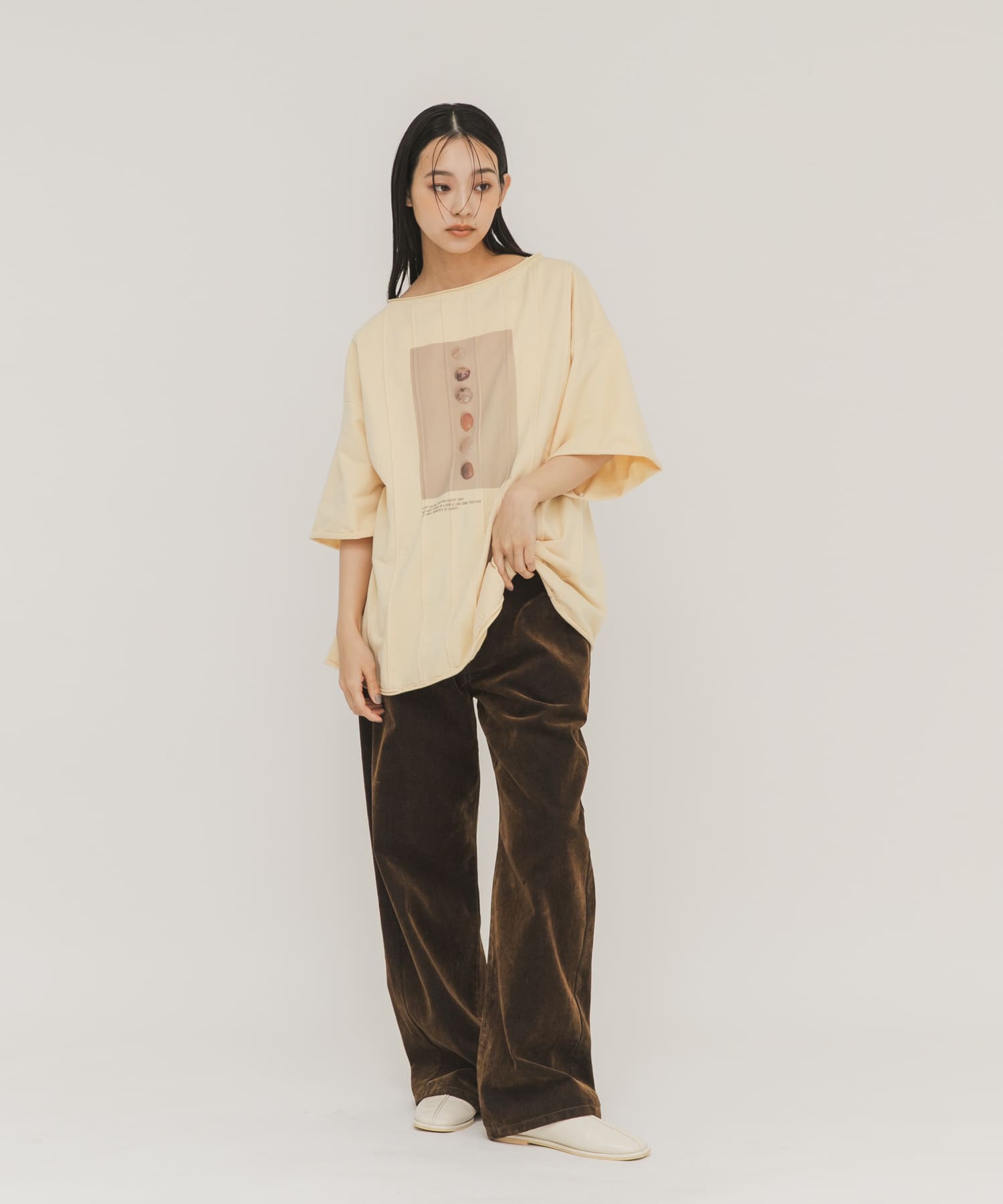 身長：163cm サイズ：one