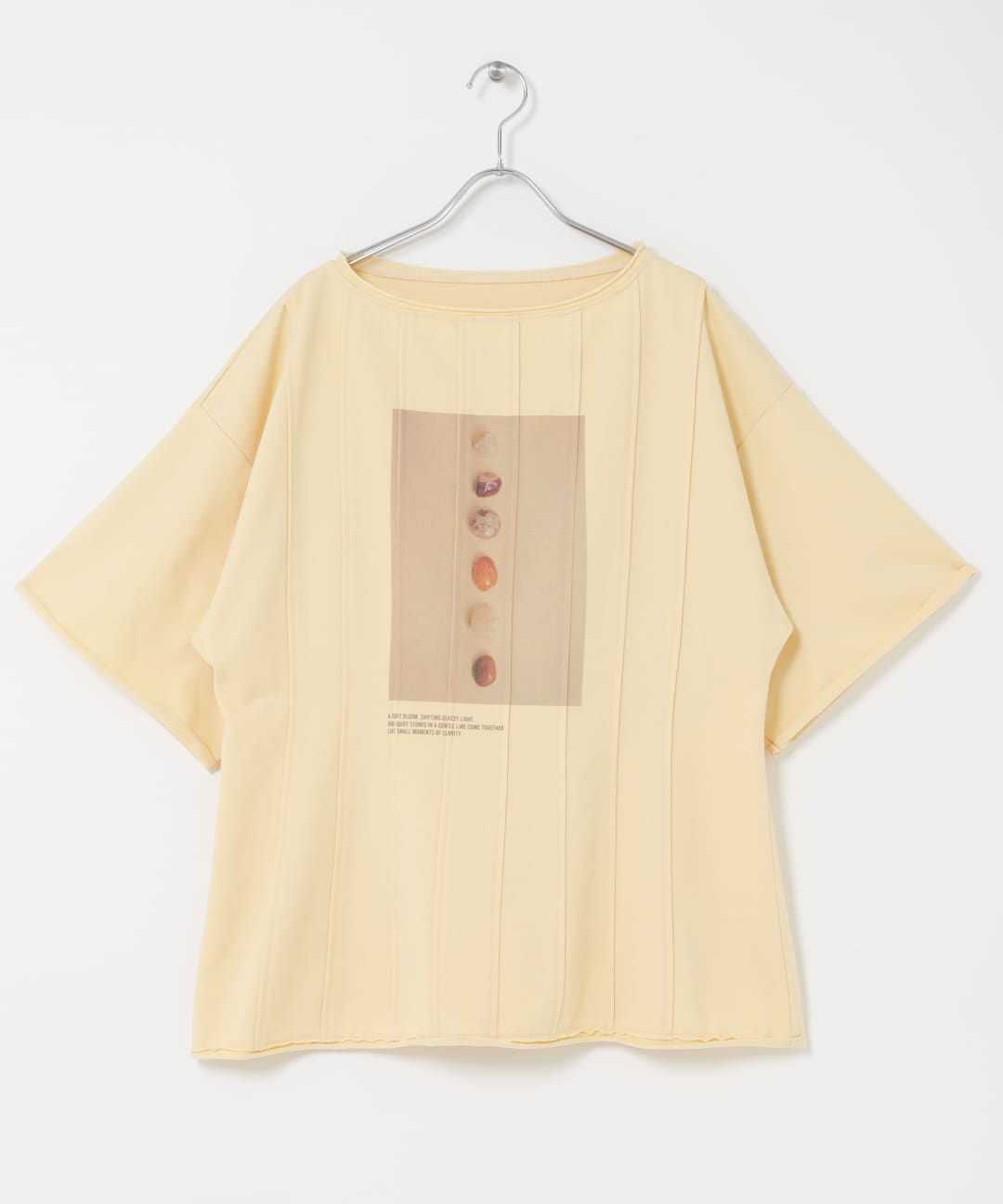 ピンタックフォトプリントTEE CHALK One