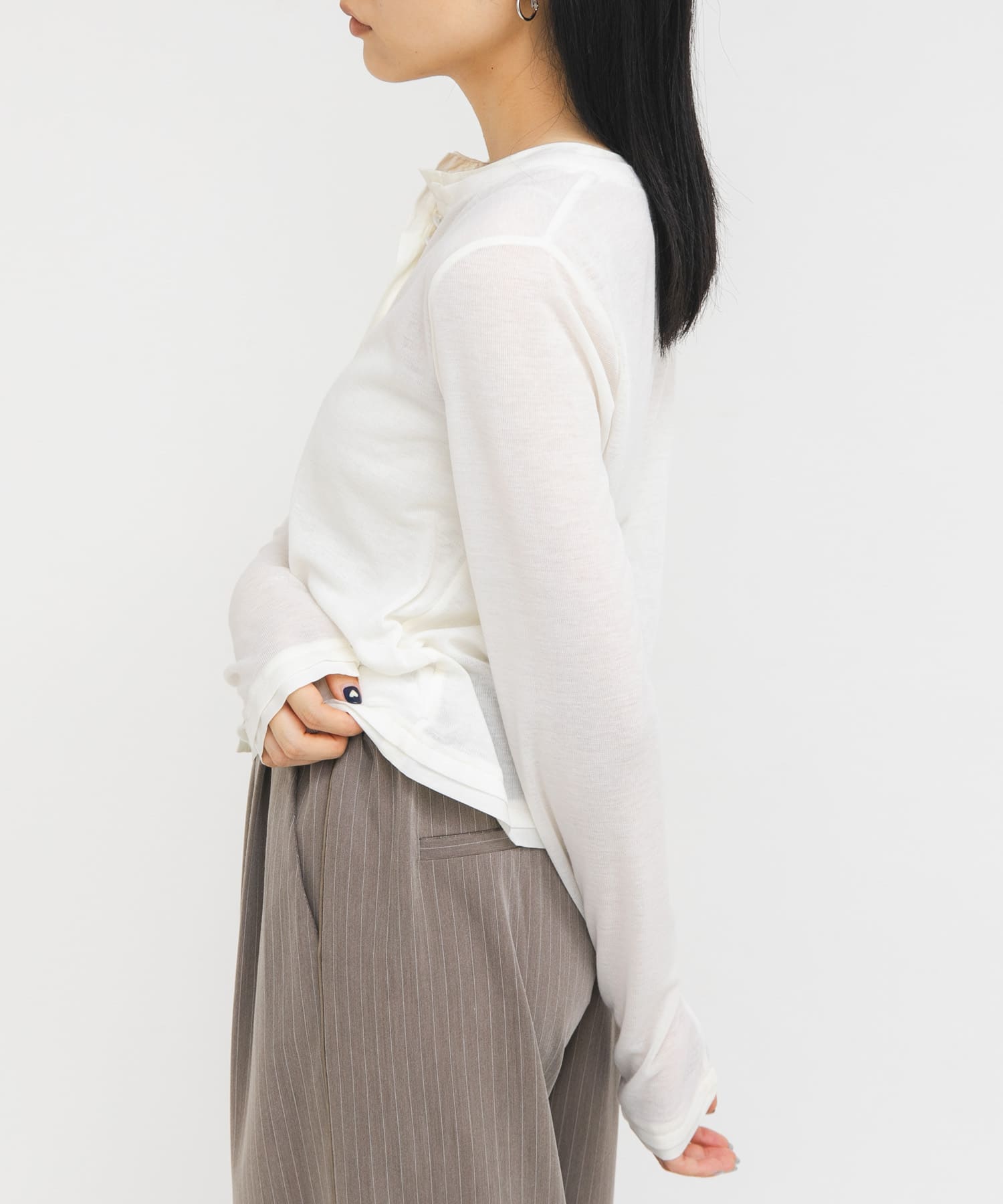 身長 : 160cm サイズ : one