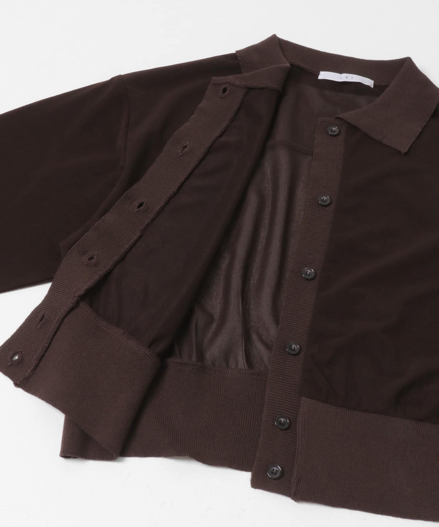 シアーシャツカーディガン BROWN One